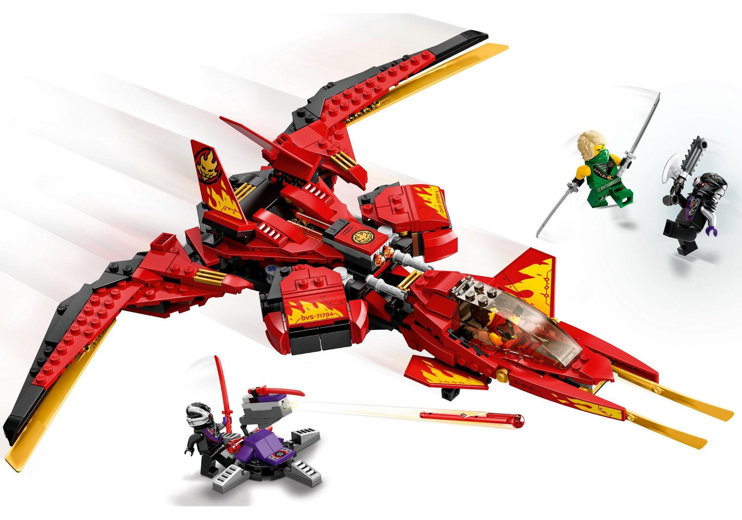 Lego 71704 Ninjago: Kais Super-Jet - plegobil