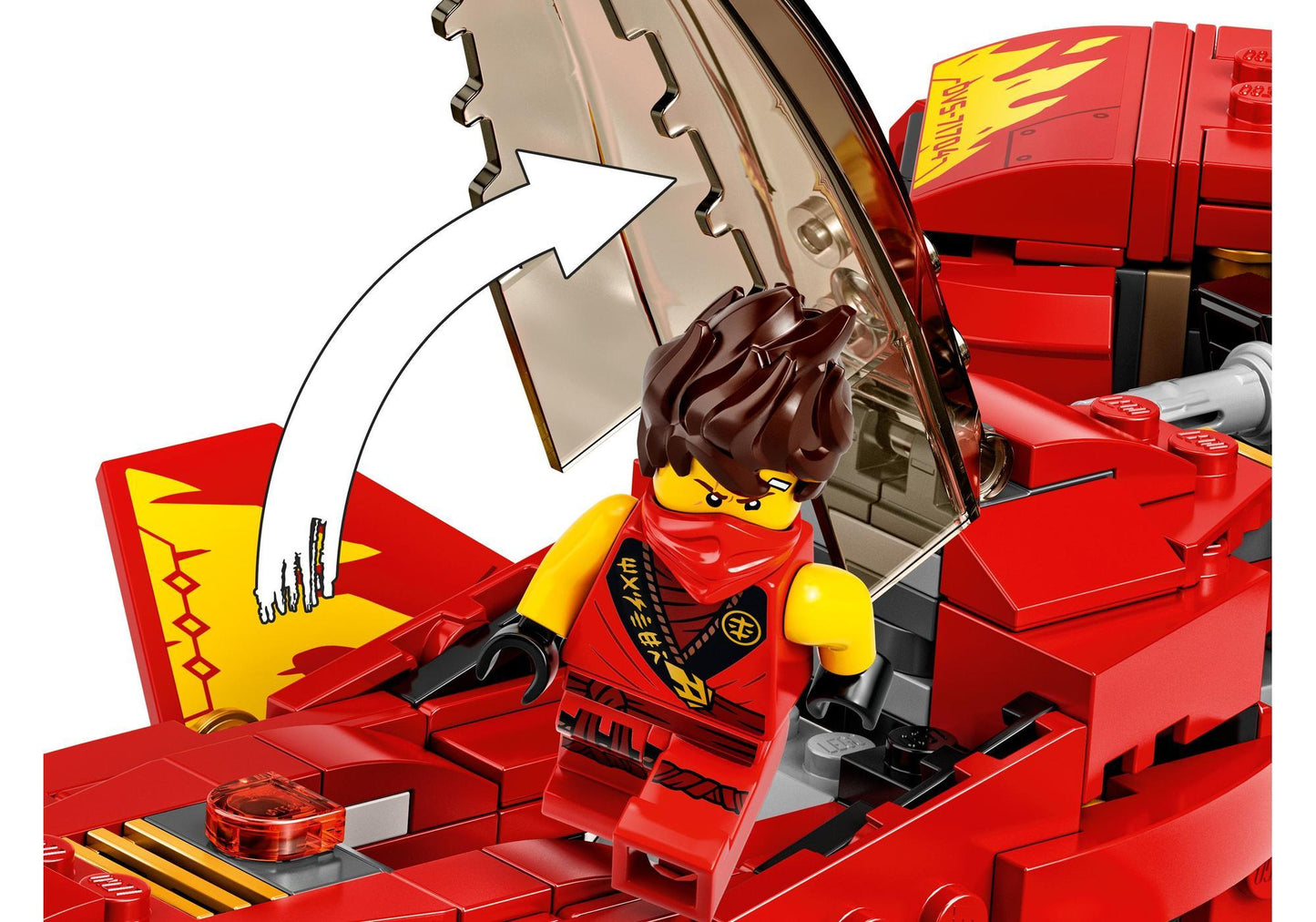Lego 71704 Ninjago: Kais Super-Jet - plegobil