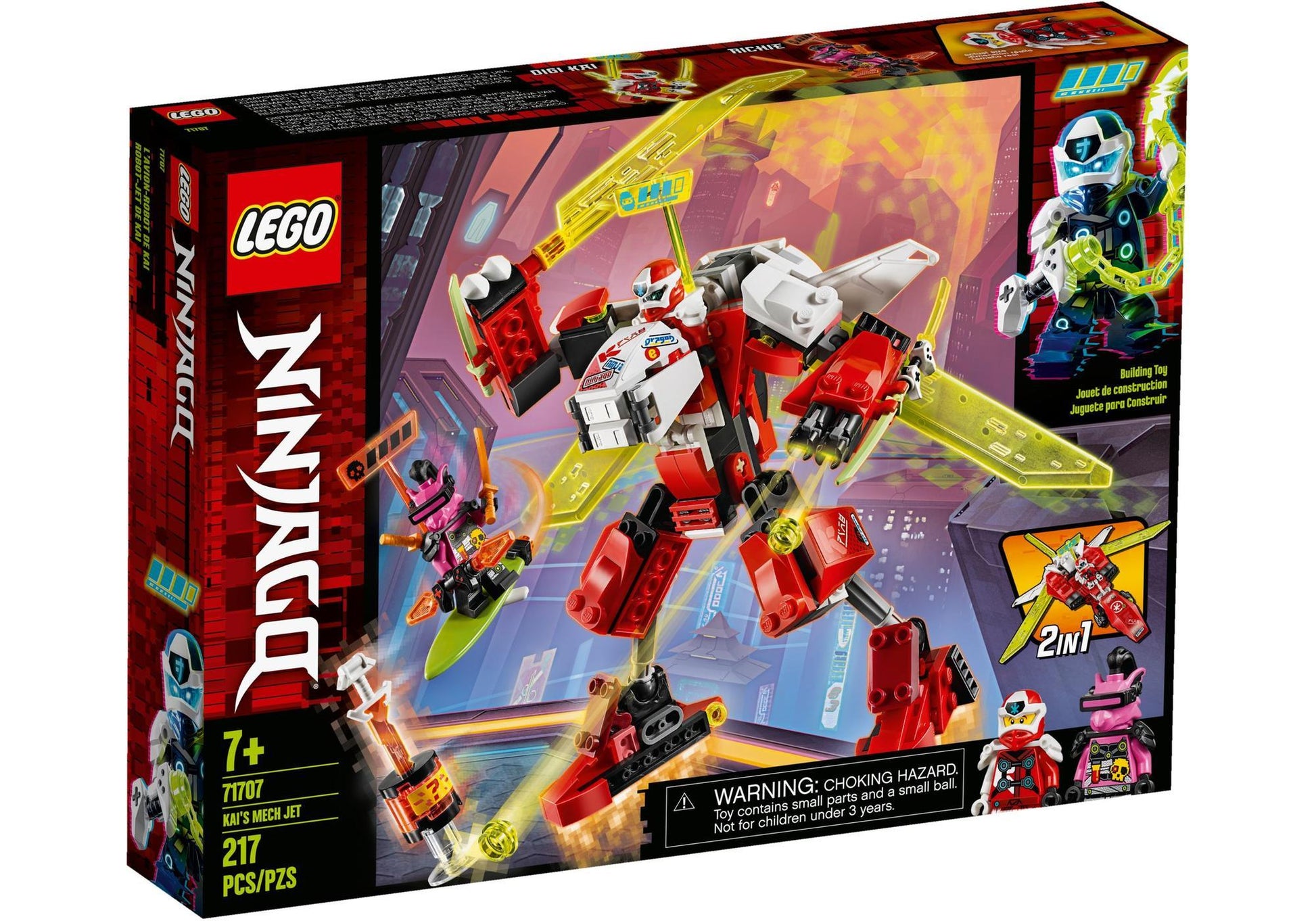 Lego 71707 Ninjago: Kais Mech Jet - plegobil