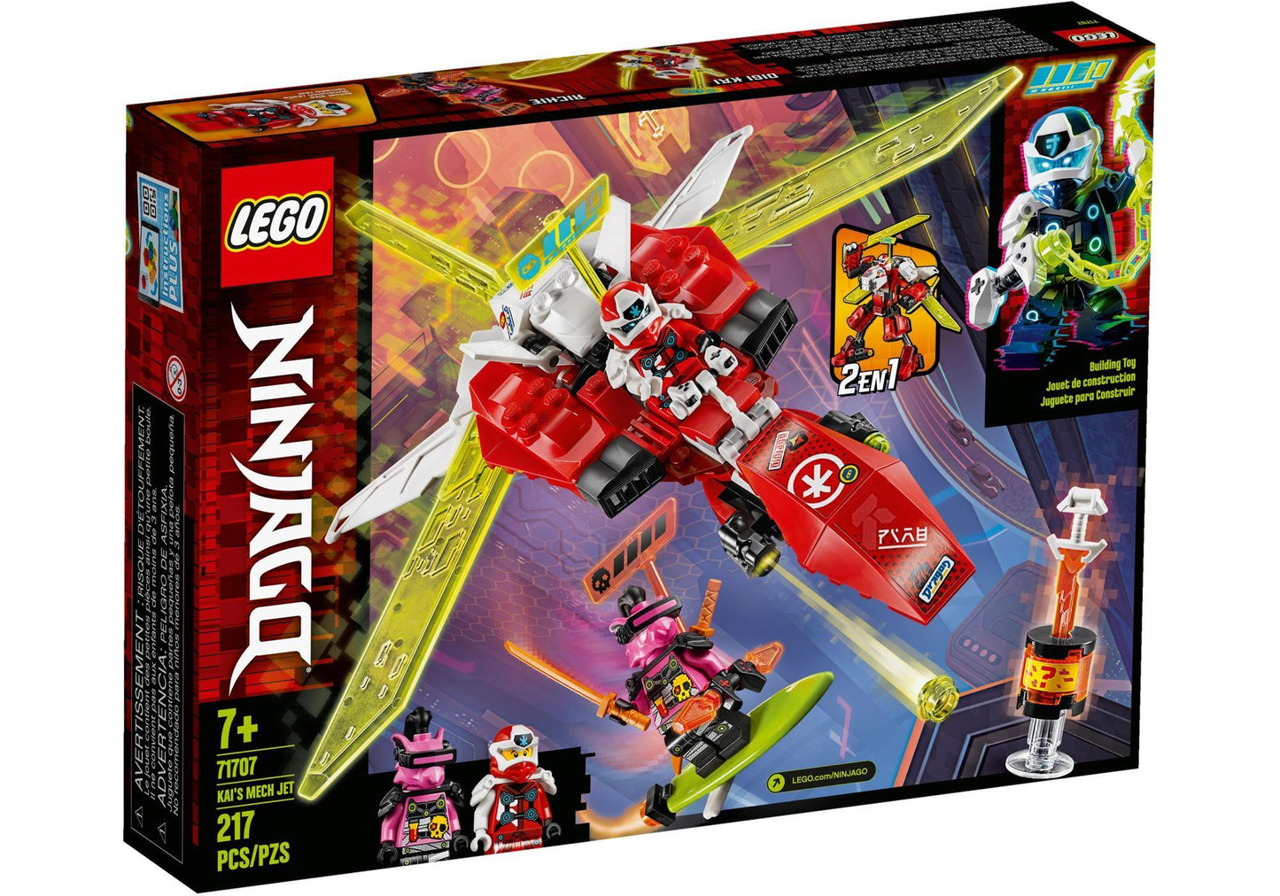 Lego 71707 Ninjago: Kais Mech Jet - plegobil