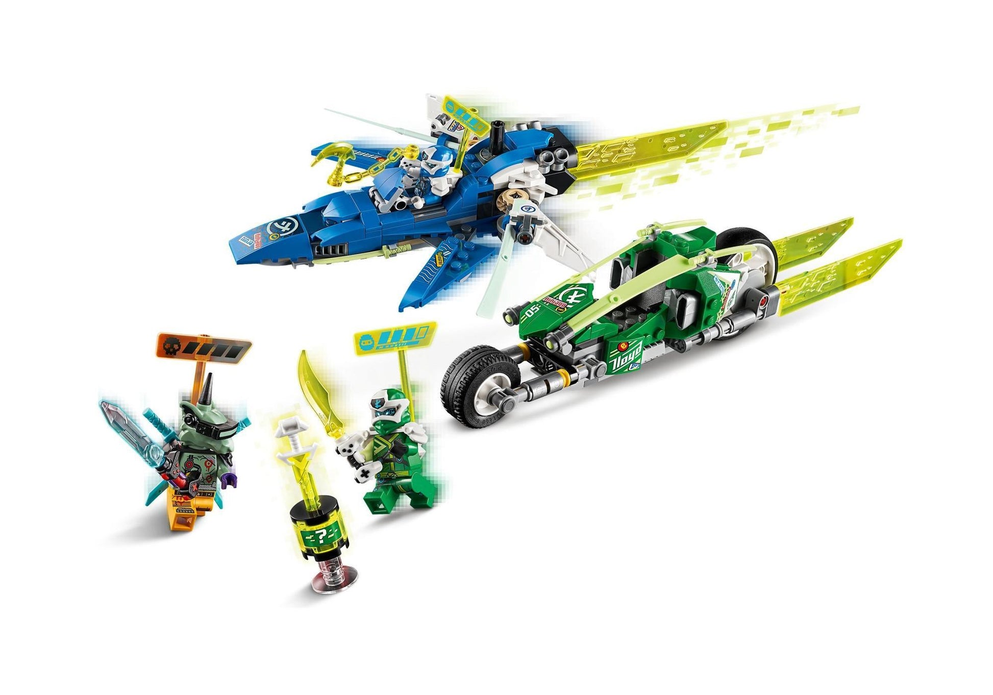 Lego 71709 Ninjago: Jay und Lloyds Power-Flitzer - plegobil