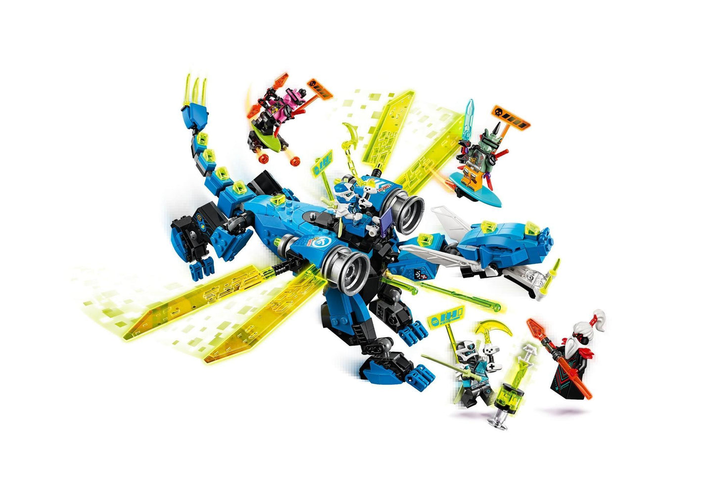 Lego 71711 Ninjago: Jays Cyber-Drache - plegobil