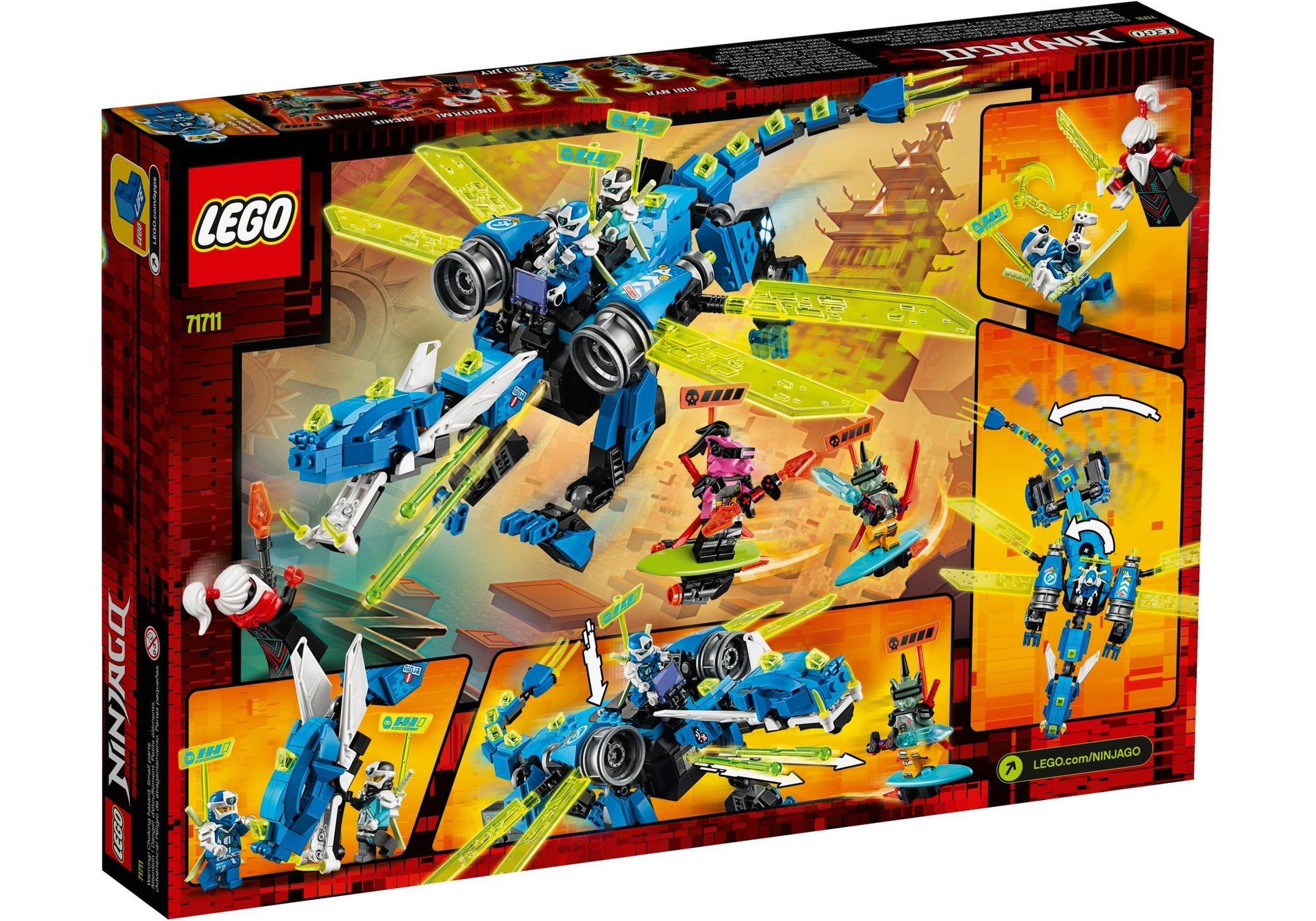 Lego 71711 Ninjago: Jays Cyber-Drache - plegobil