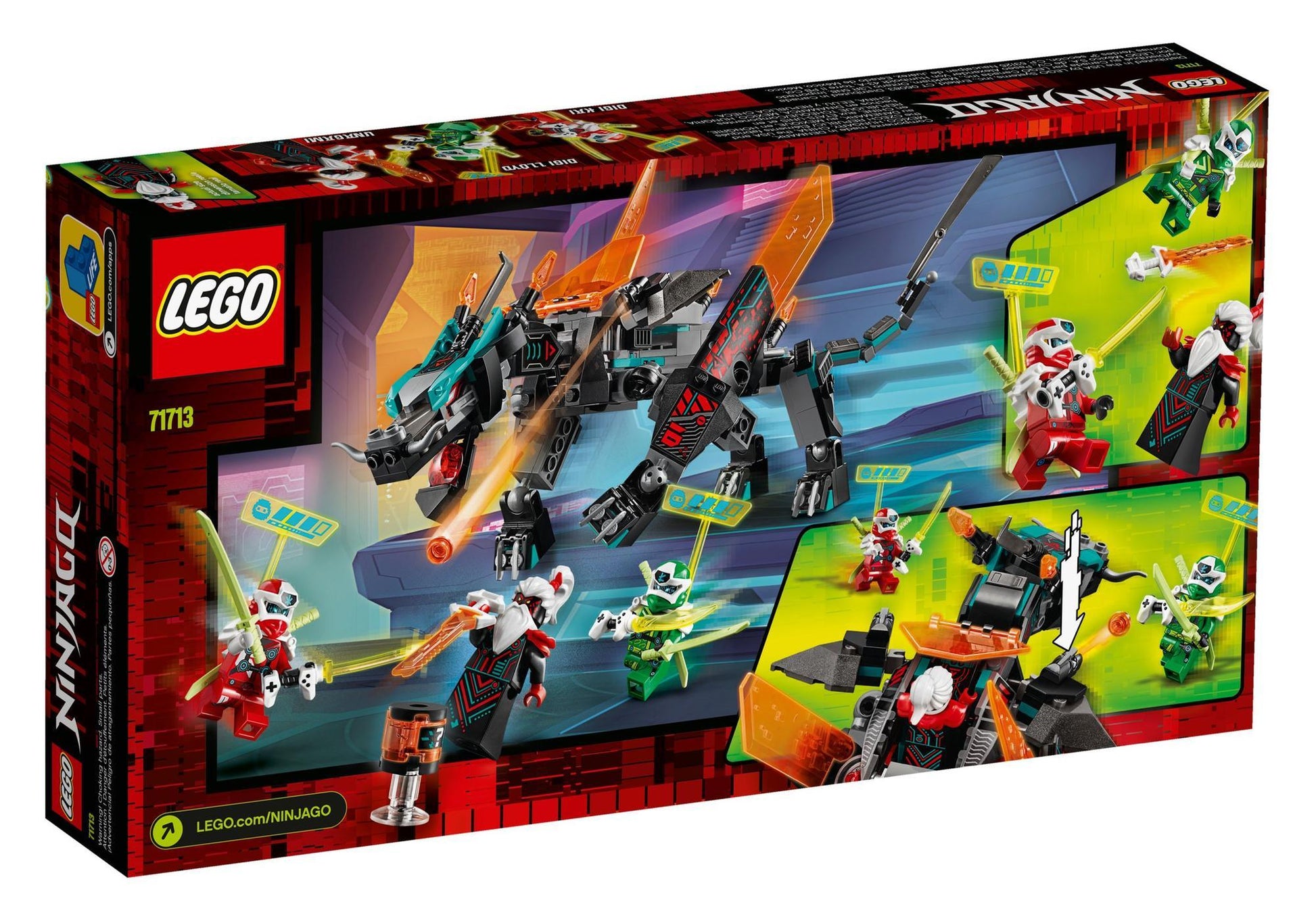 Lego 71713 Ninjago: Schwarzer Tempeldrache - plegobil