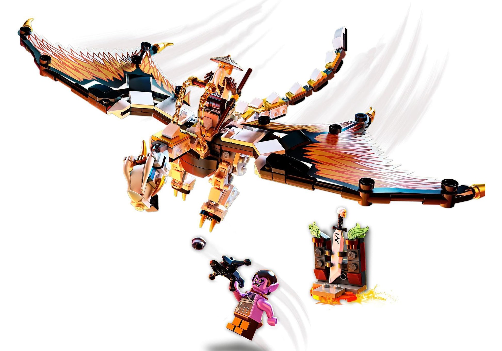 Lego 71718 Ninjago: Wus gefährlicher Drache - plegobil