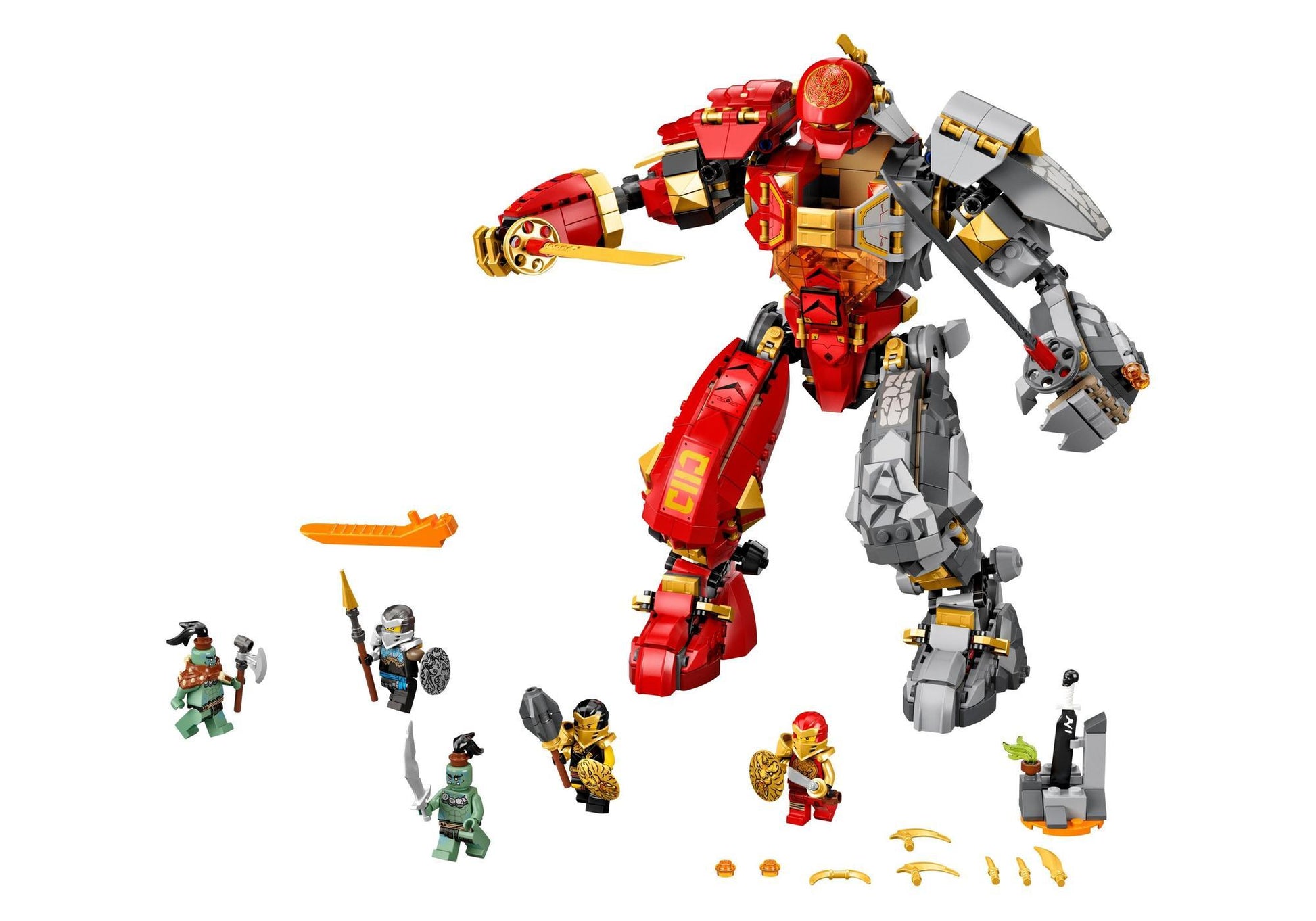 Lego 71720 Ninjago: Feuer-Stein-Mech - plegobil