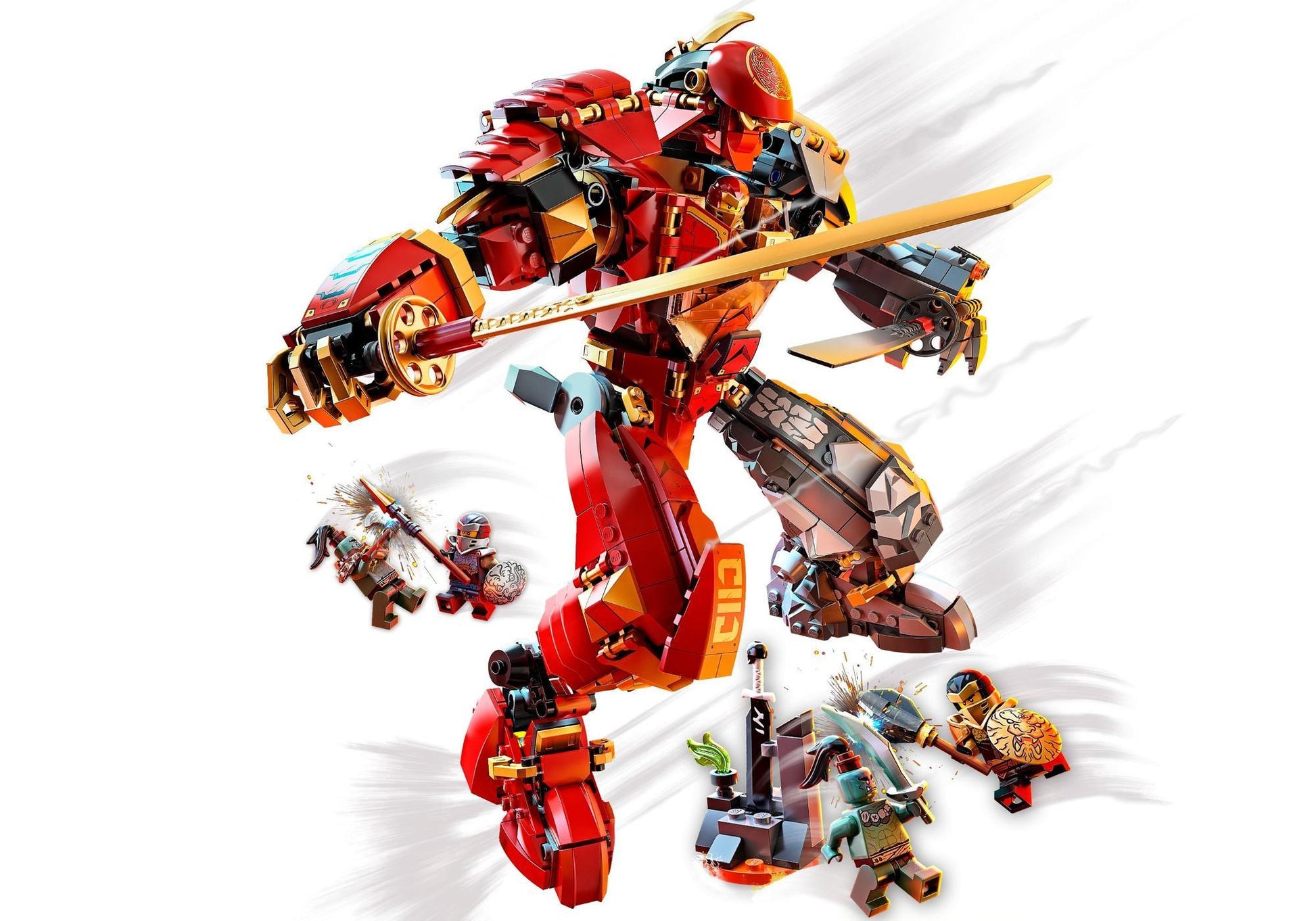 Lego 71720 Ninjago: Feuer-Stein-Mech - plegobil