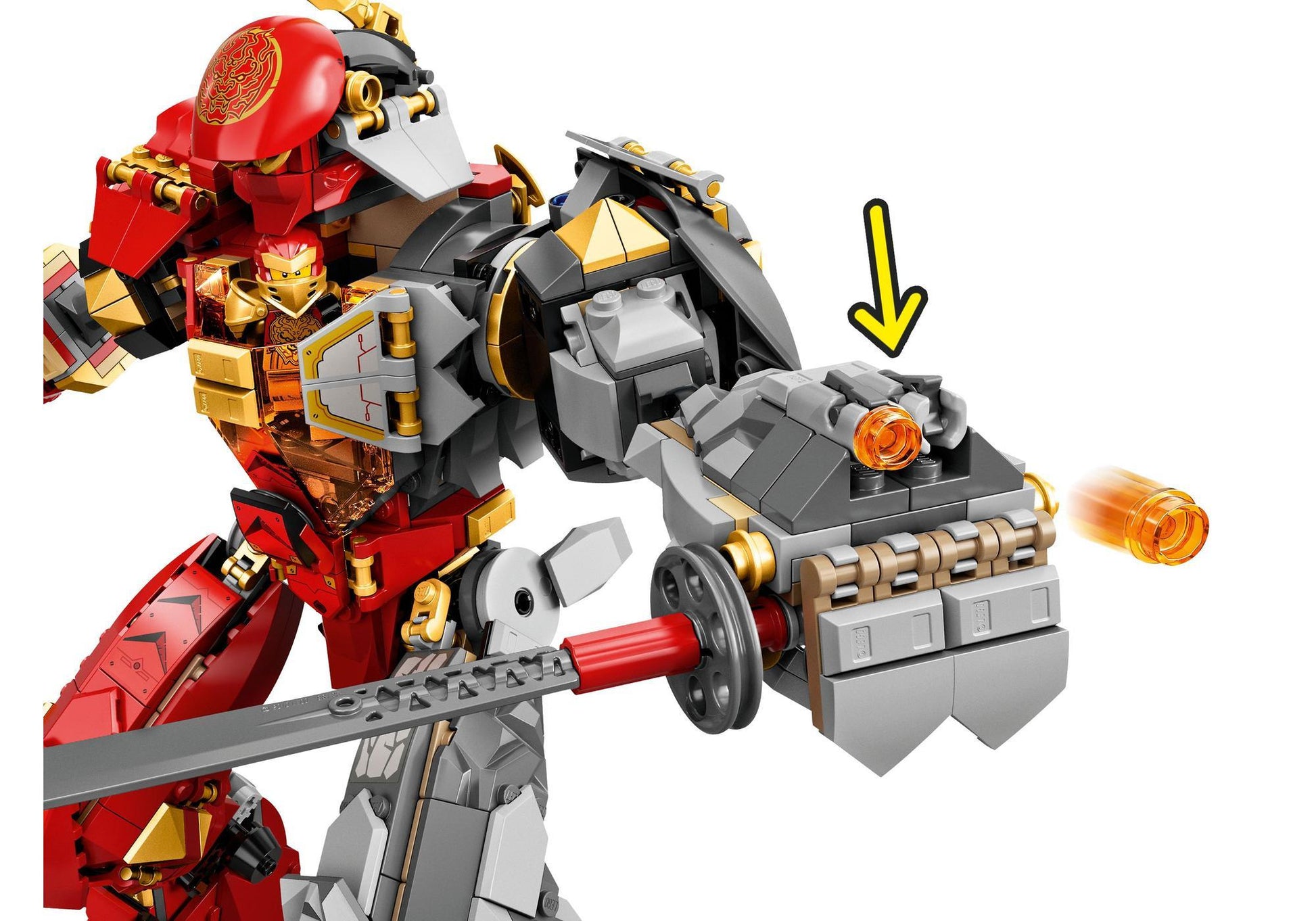 Lego 71720 Ninjago: Feuer-Stein-Mech - plegobil