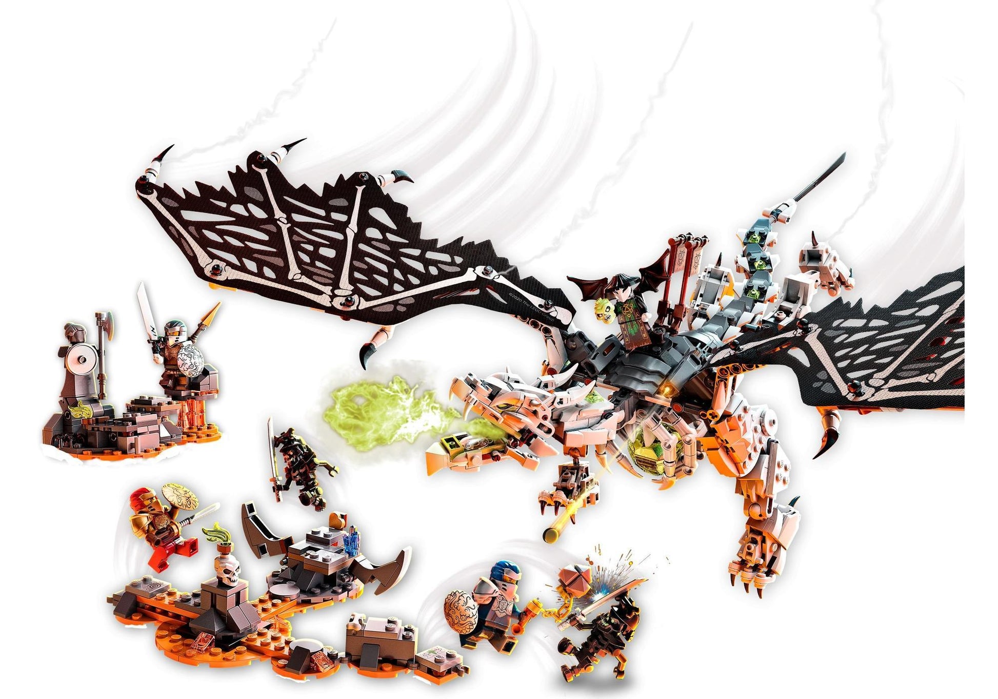 Lego 71721 Ninjago: Drache des Totenkopfmagiers - plegobil