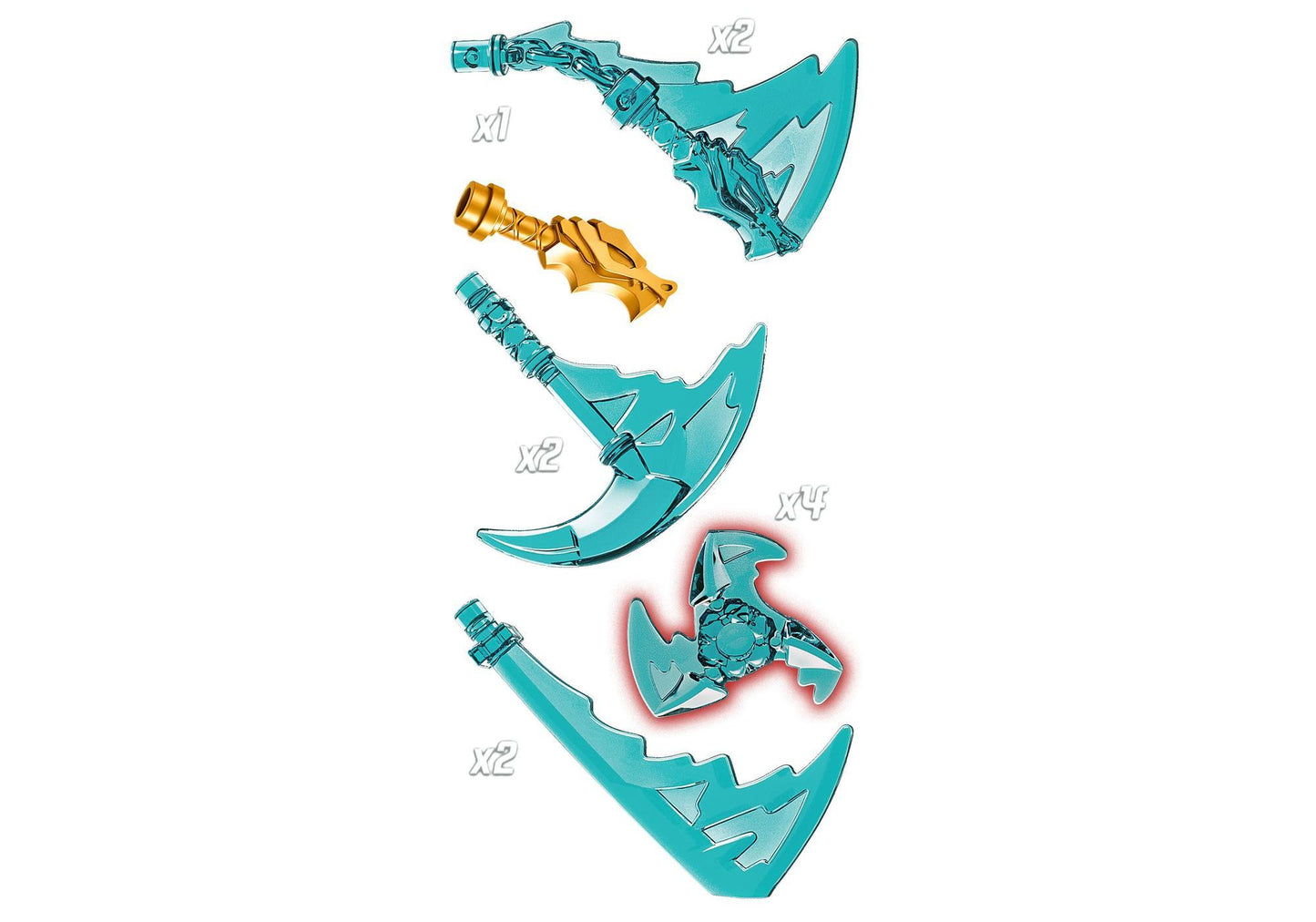 Lego 71731 Ninjago: Battle Set: Zane vs. Nindroid - plegobil