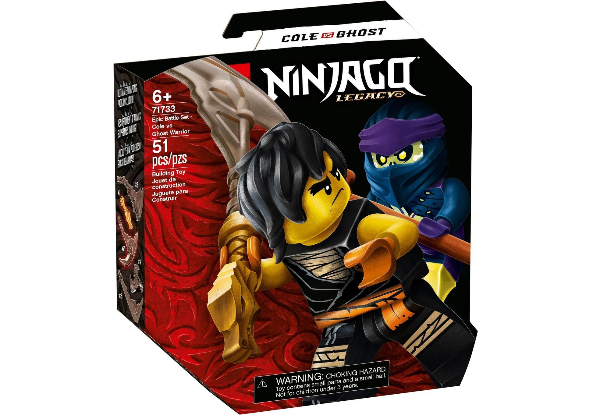 Lego 71733 Ninjago: Battle Set: Cole vs. Geisterkämpfer - plegobil