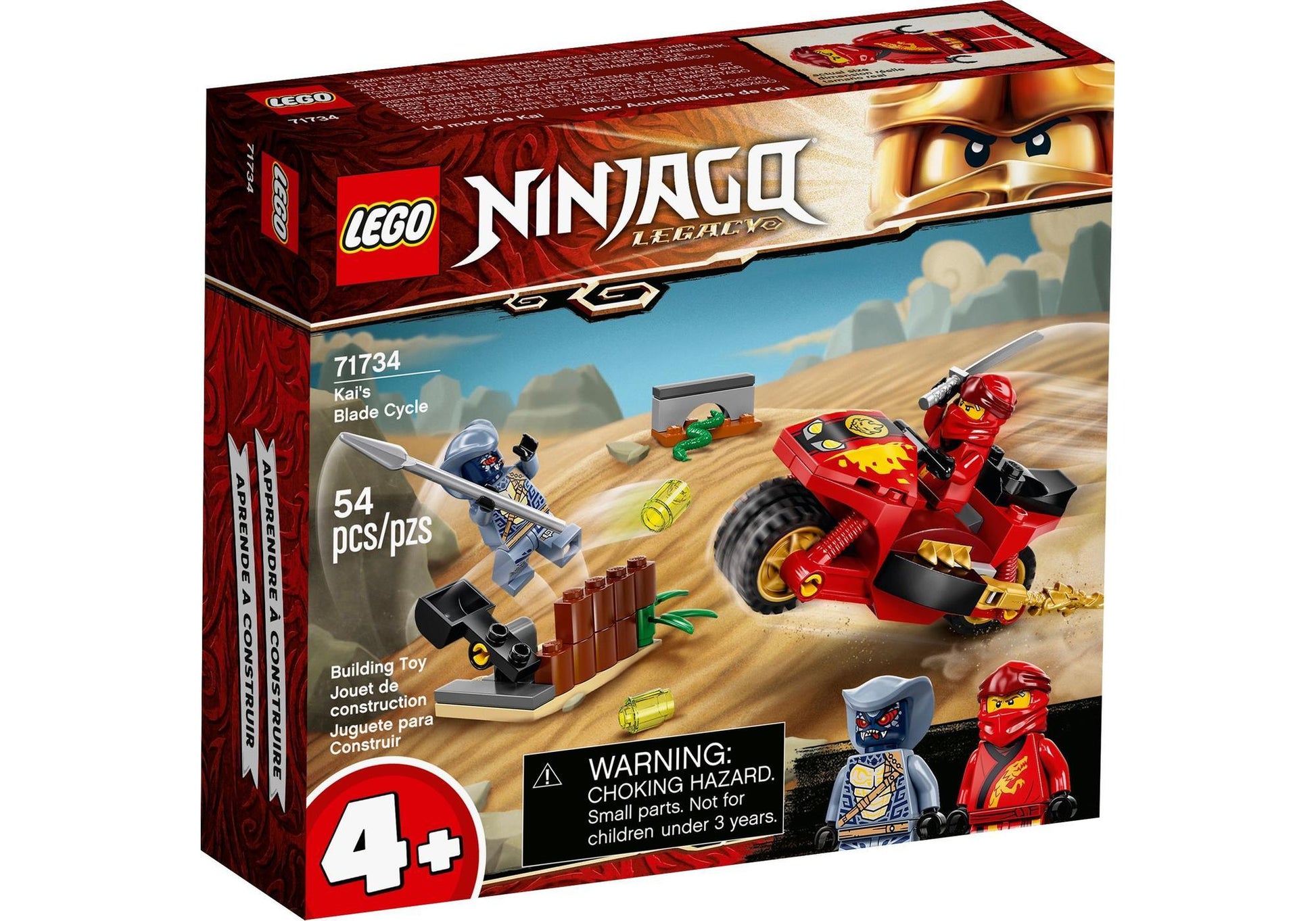 Lego 71734 Ninjago: Kais Feuer-Bike - plegobil