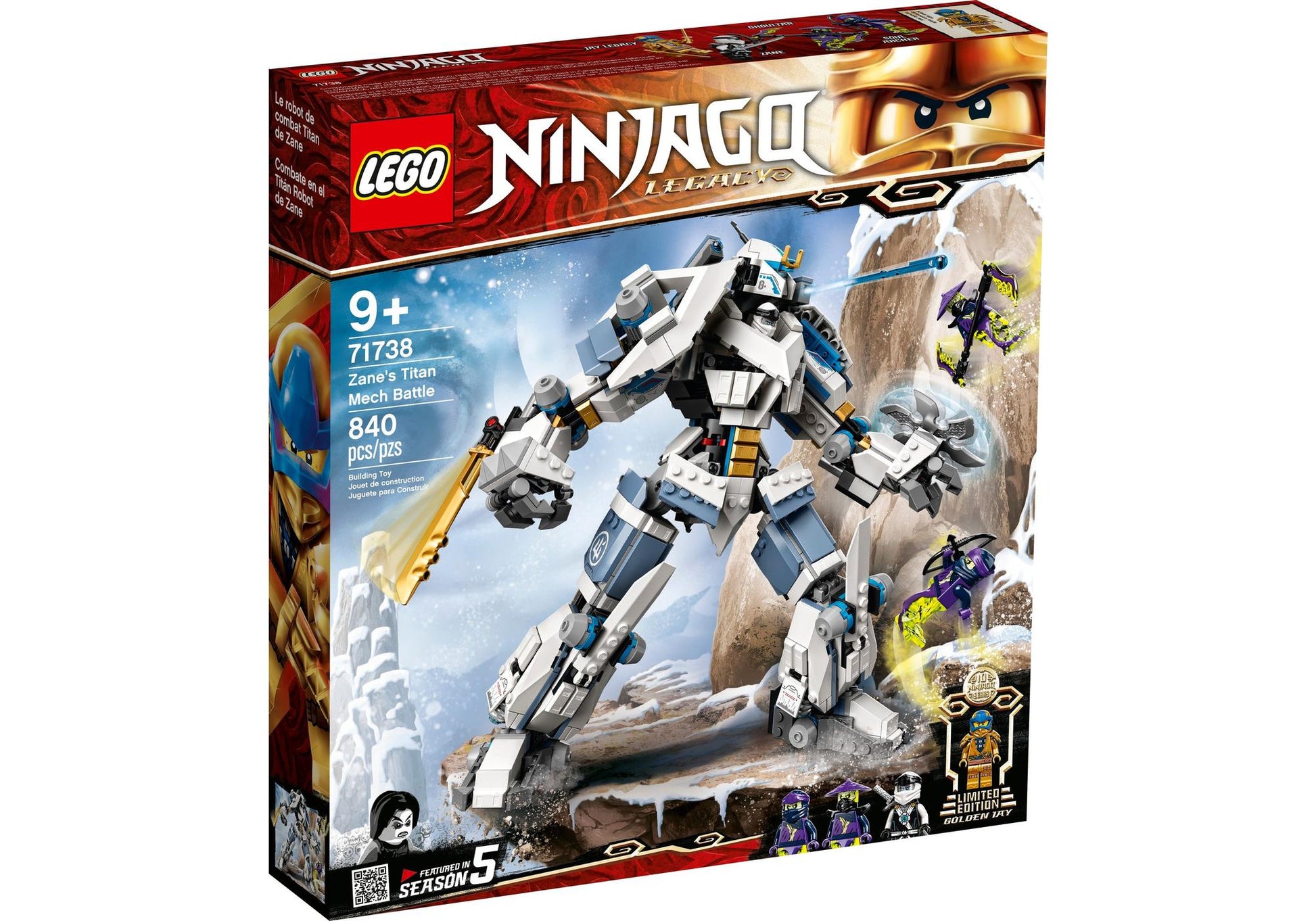 Lego 71738 Ninjago: Zanes Titan-Mech - plegobil