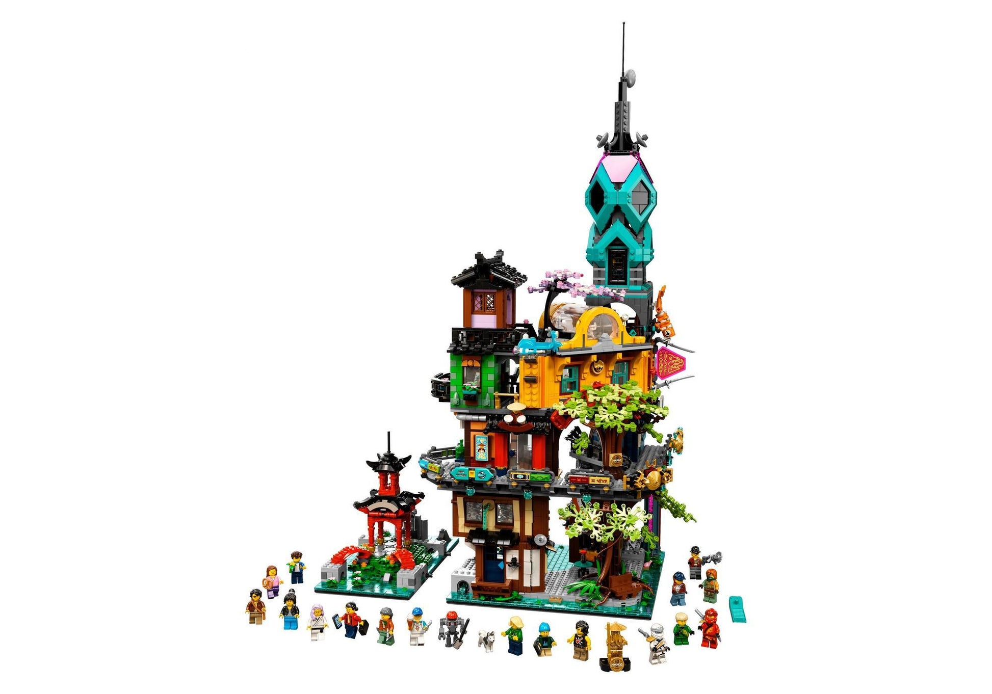 Lego 71741 Ninjago: Die Gärten von NINJAGO City - plegobil