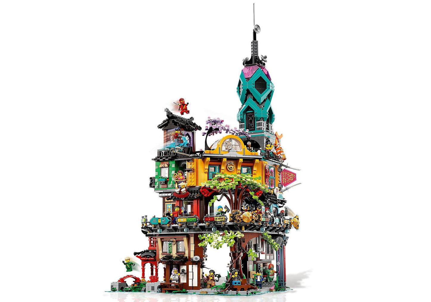 Lego 71741 Ninjago: Die Gärten von NINJAGO City - plegobil