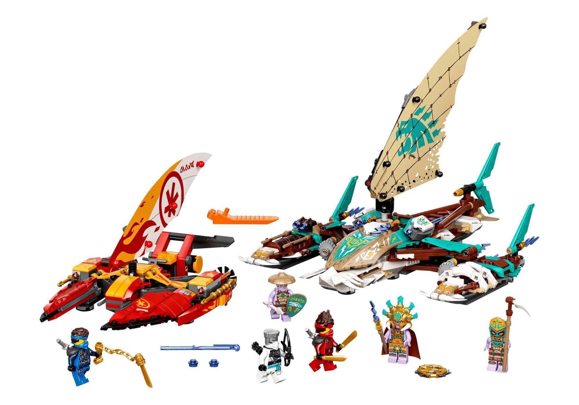 Lego 71748 Ninjago: Duell der Katamarane - plegobil