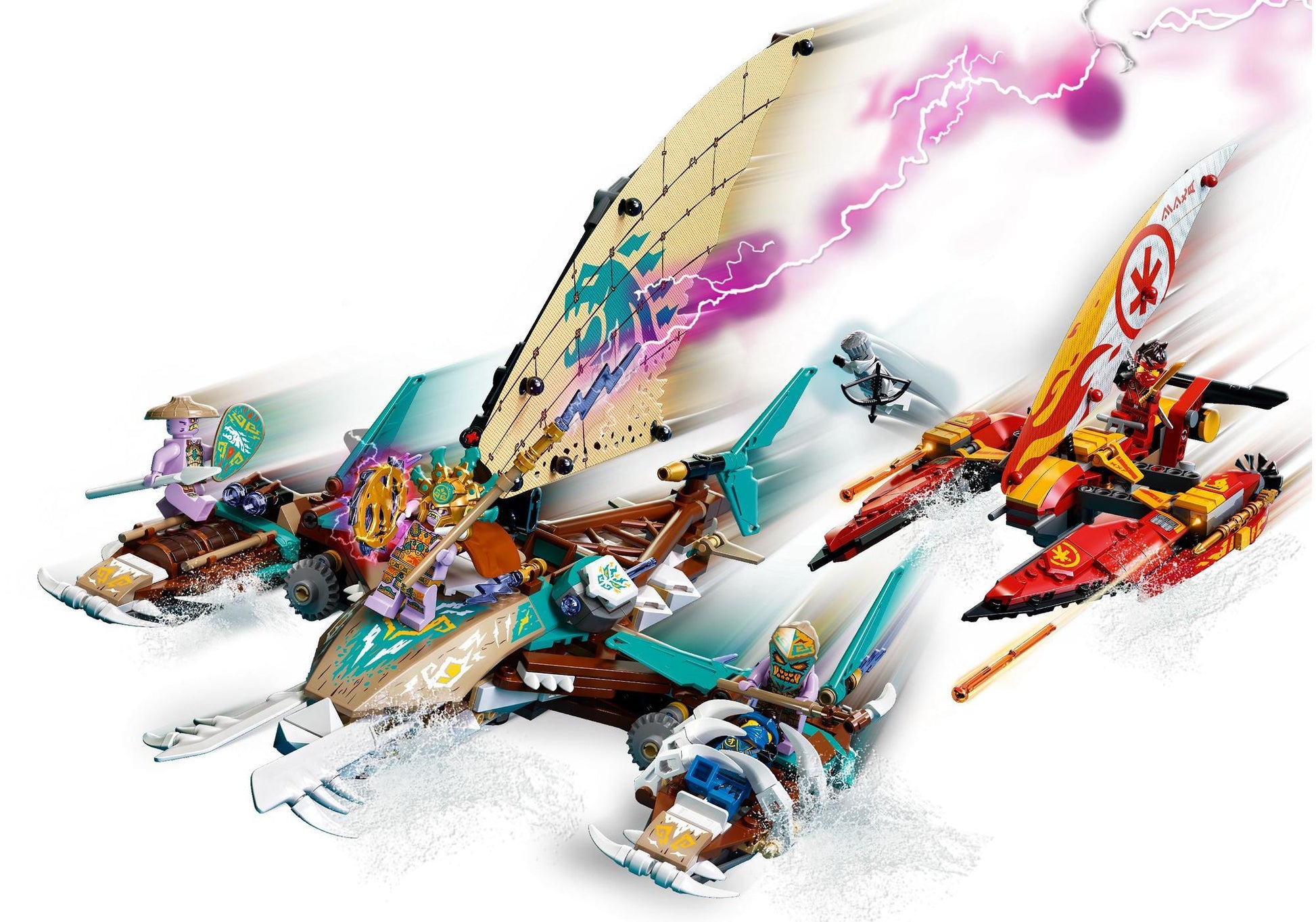 Lego 71748 Ninjago: Duell der Katamarane - plegobil
