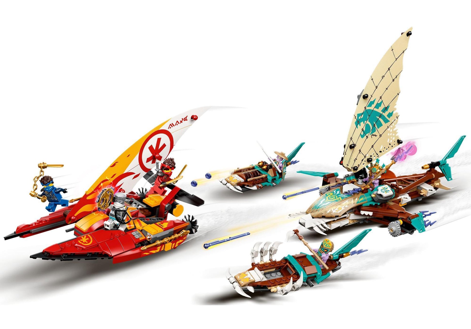 Lego 71748 Ninjago: Duell der Katamarane - plegobil