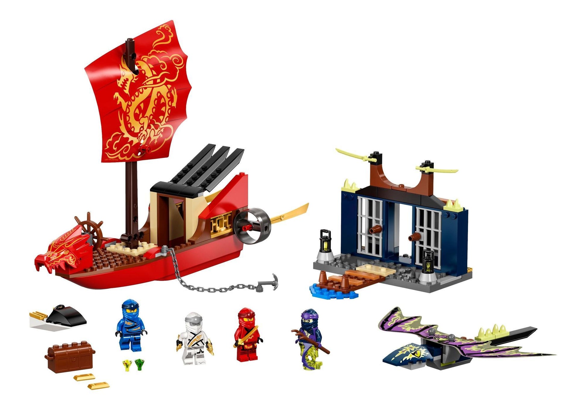 Lego 71749 Ninjago: Flug mit dem Ninja-Flugsegler - plegobil