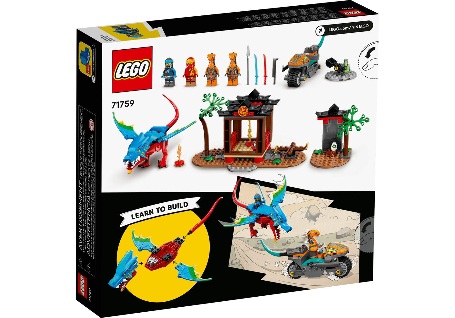 Lego 71759 Ninjago: Drachentempel - plegobil