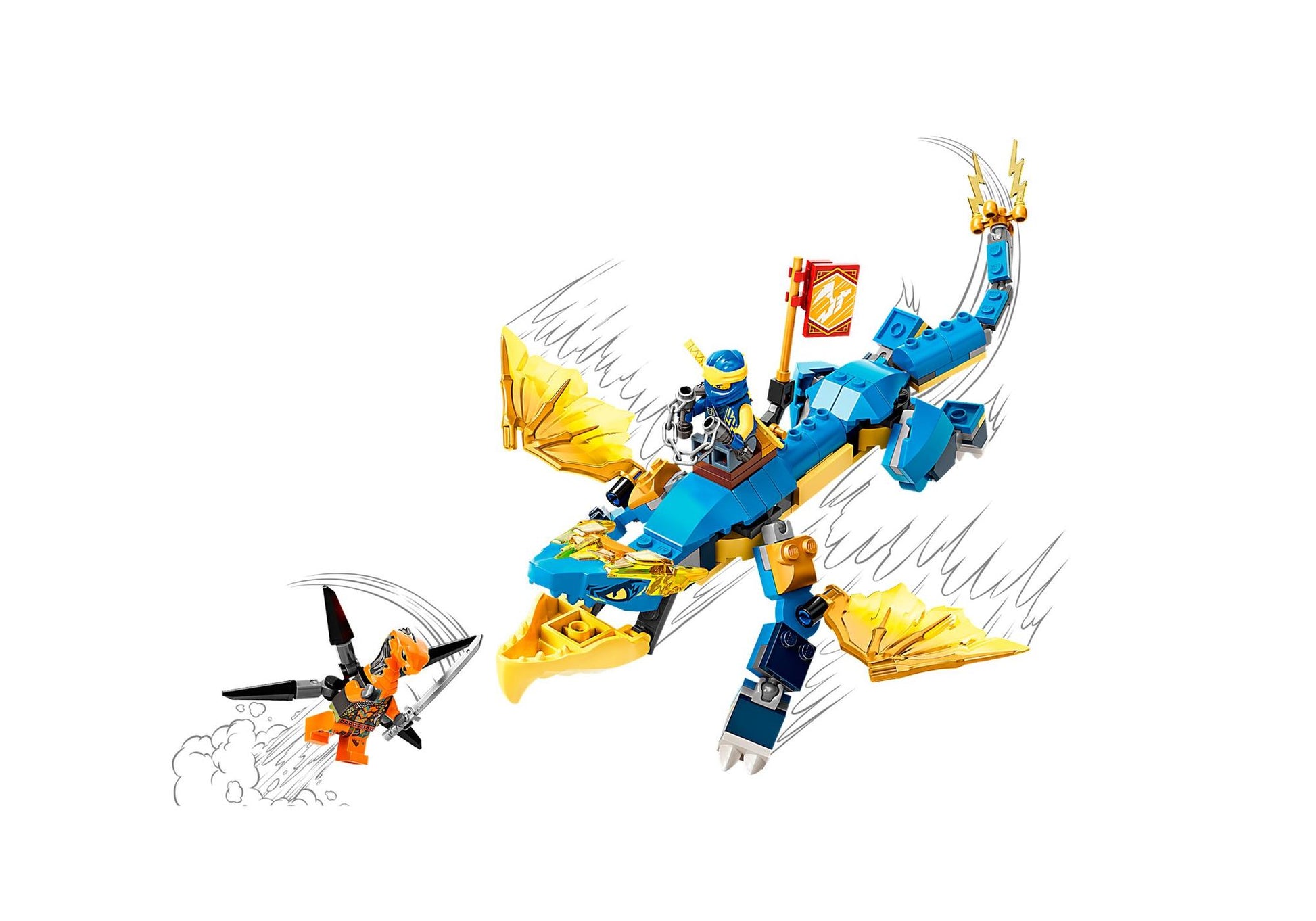 Lego 71760 Ninjago: Jays Donnerdrache EVO - plegobil
