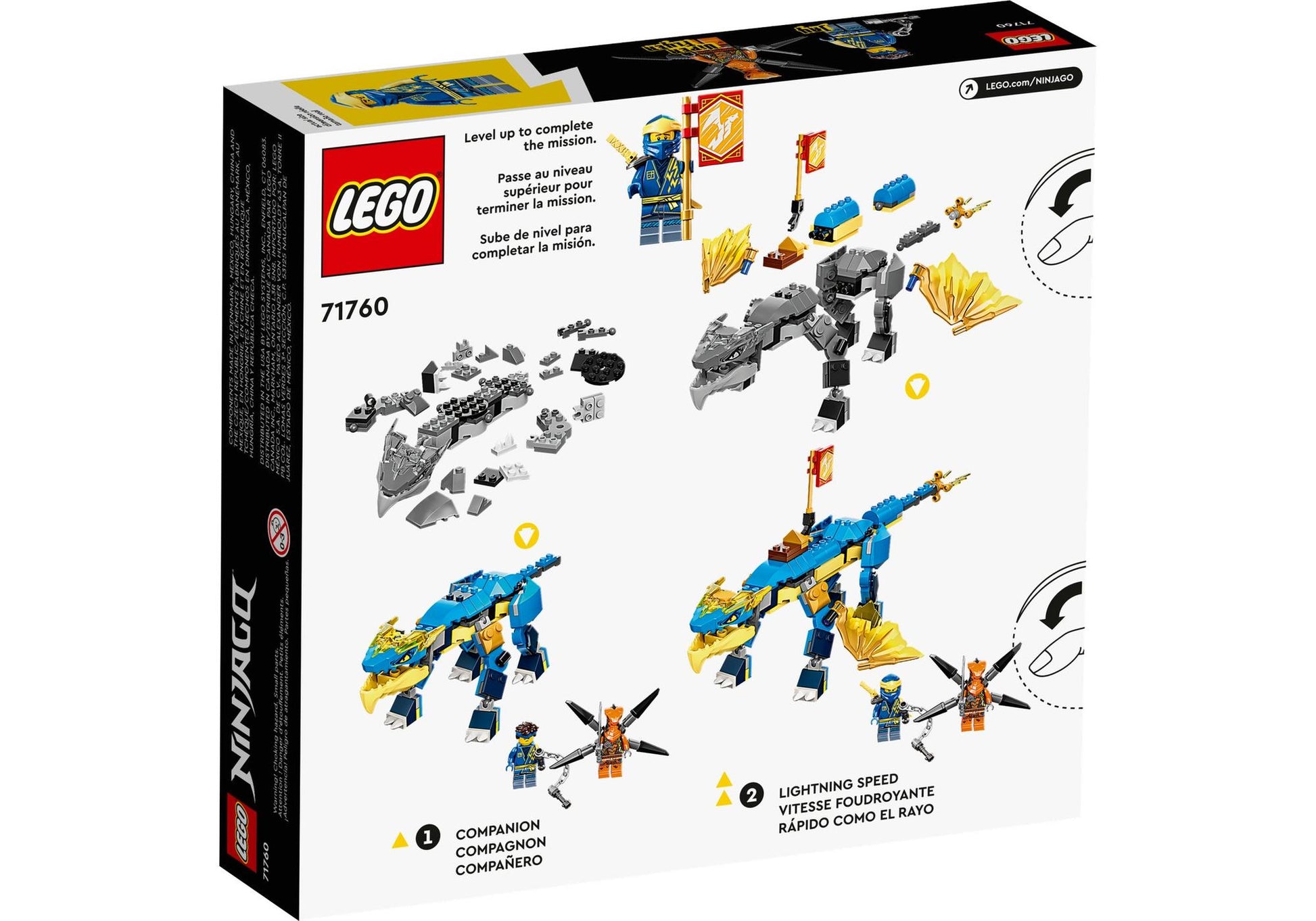 Lego 71760 Ninjago: Jays Donnerdrache EVO - plegobil