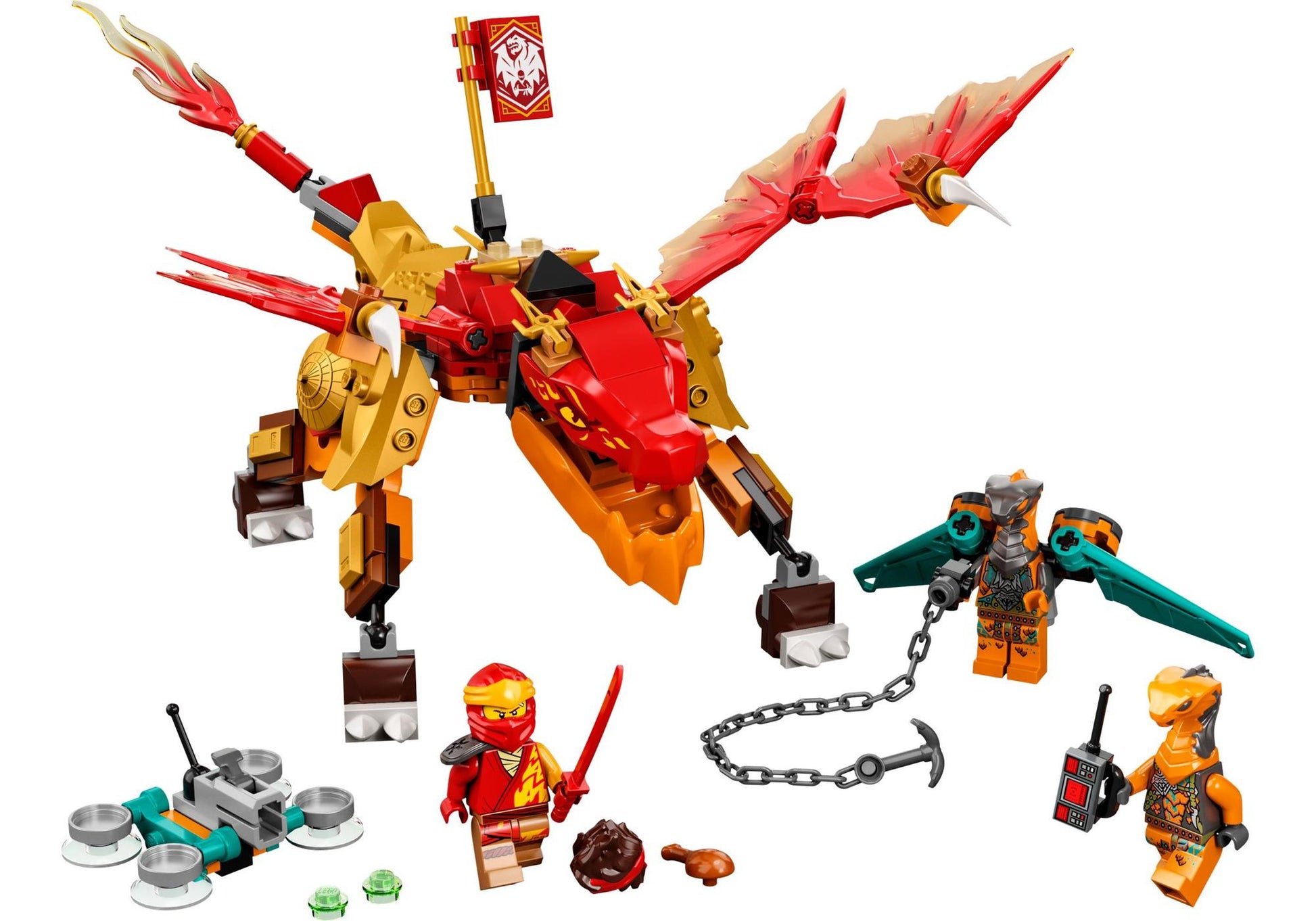 Lego 71762 Ninjago: Kais Feuerdrache EVO - plegobil