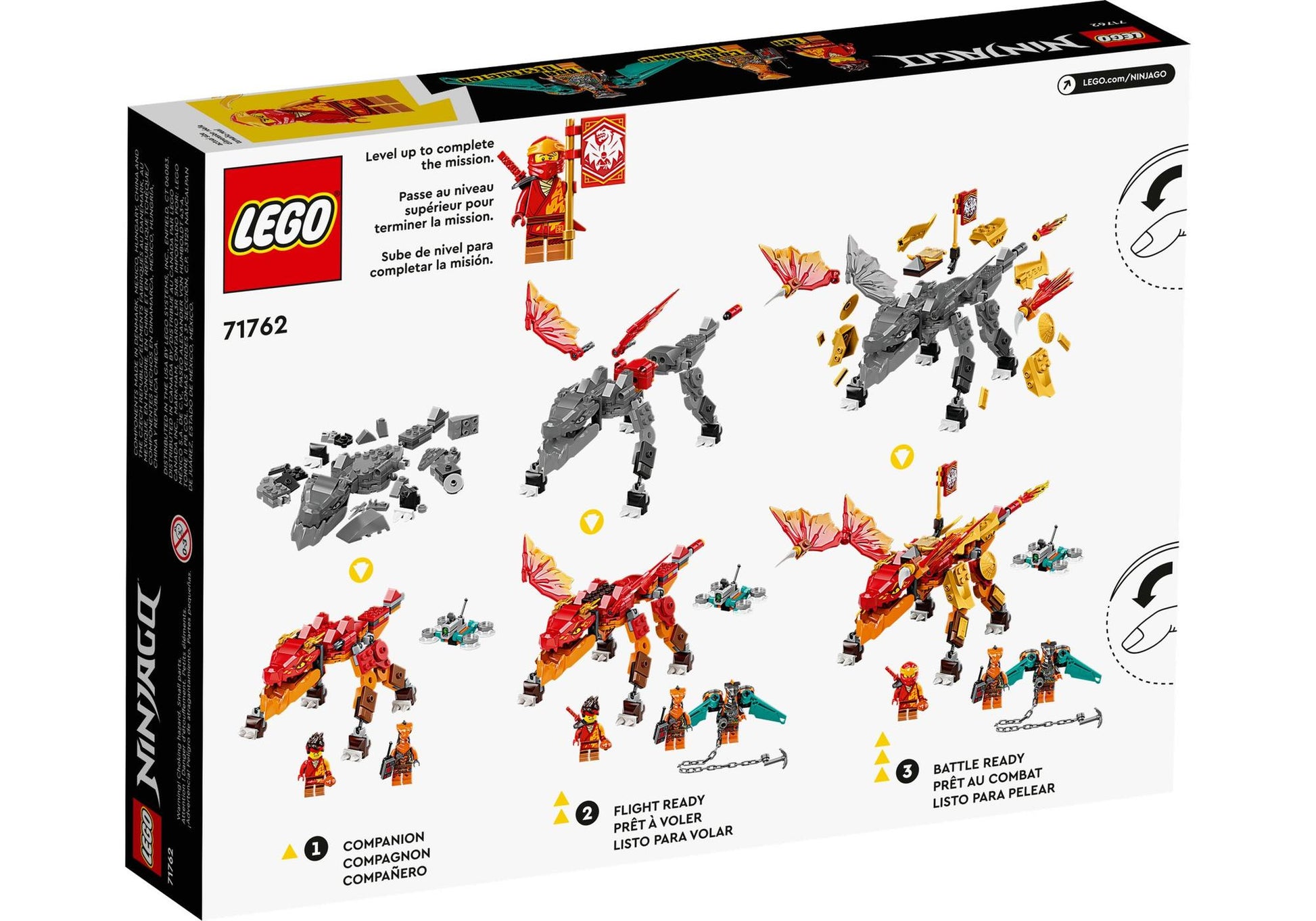 Lego 71762 Ninjago: Kais Feuerdrache EVO - plegobil