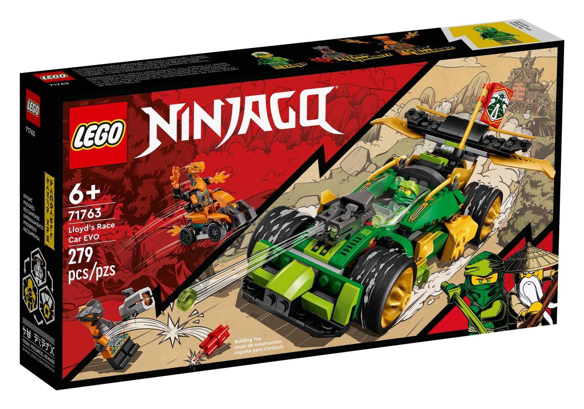 Lego 71763 Ninjago: Lloyds Rennwagen EVO - plegobil