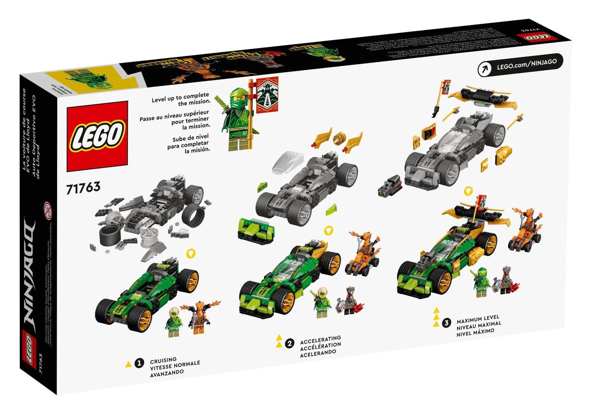 Lego 71763 Ninjago: Lloyds Rennwagen EVO - plegobil