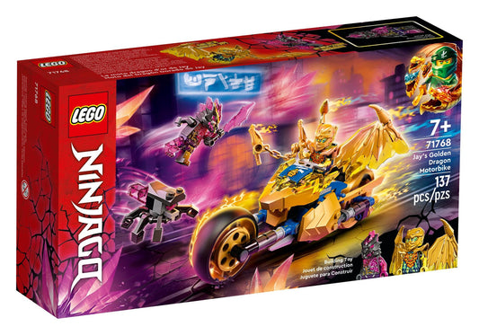 Lego 71768 Ninjago: Jays Golddrachen-Motorrad - plegobil