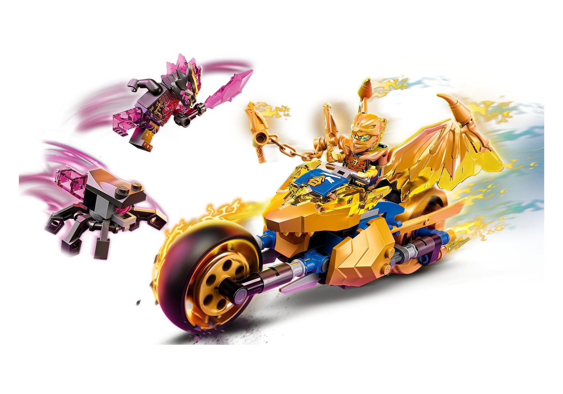 Lego 71768 Ninjago: Jays Golddrachen-Motorrad - plegobil