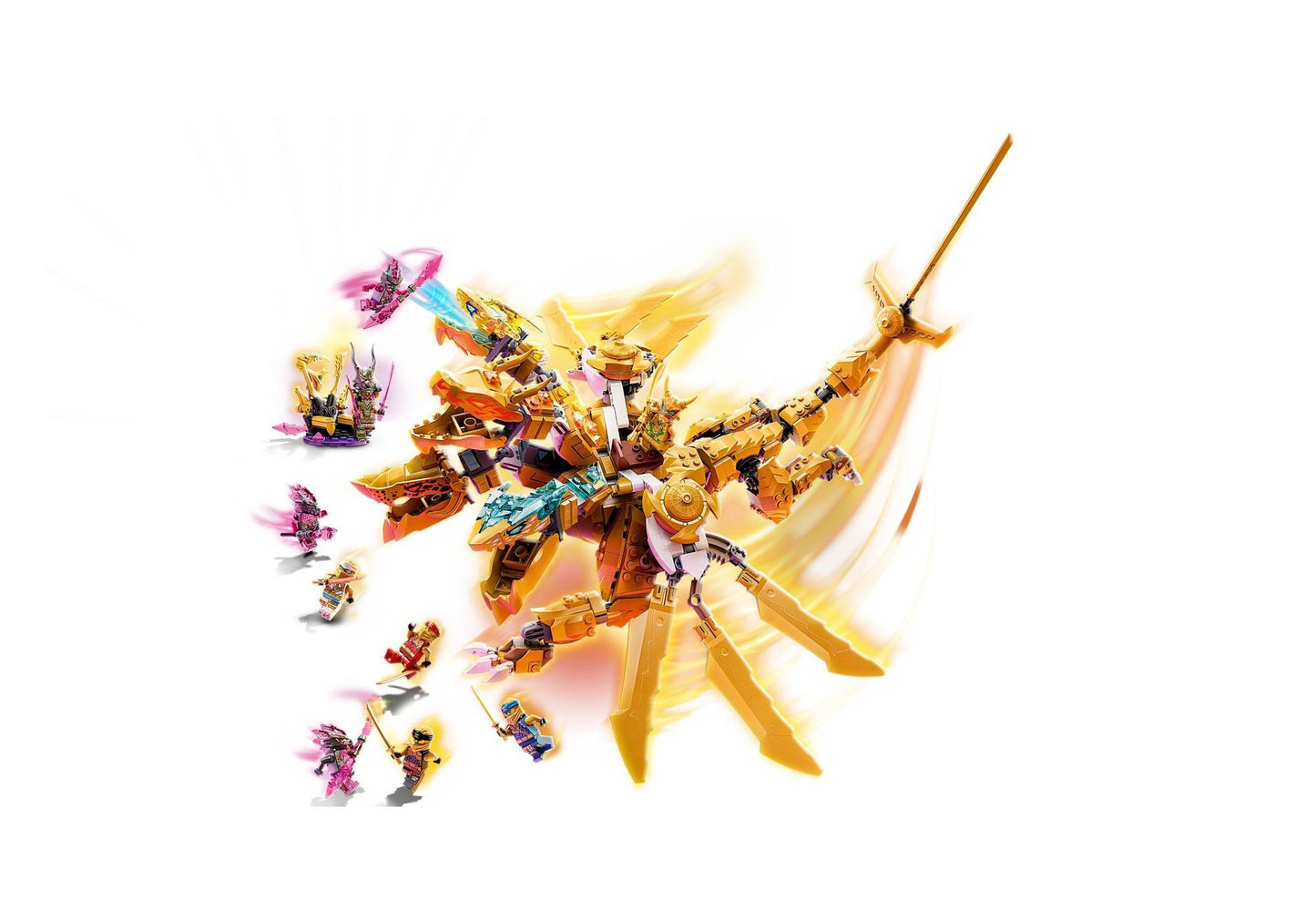 Lego 71774 Ninjago: Lloyds Ultragolddrache - plegobil