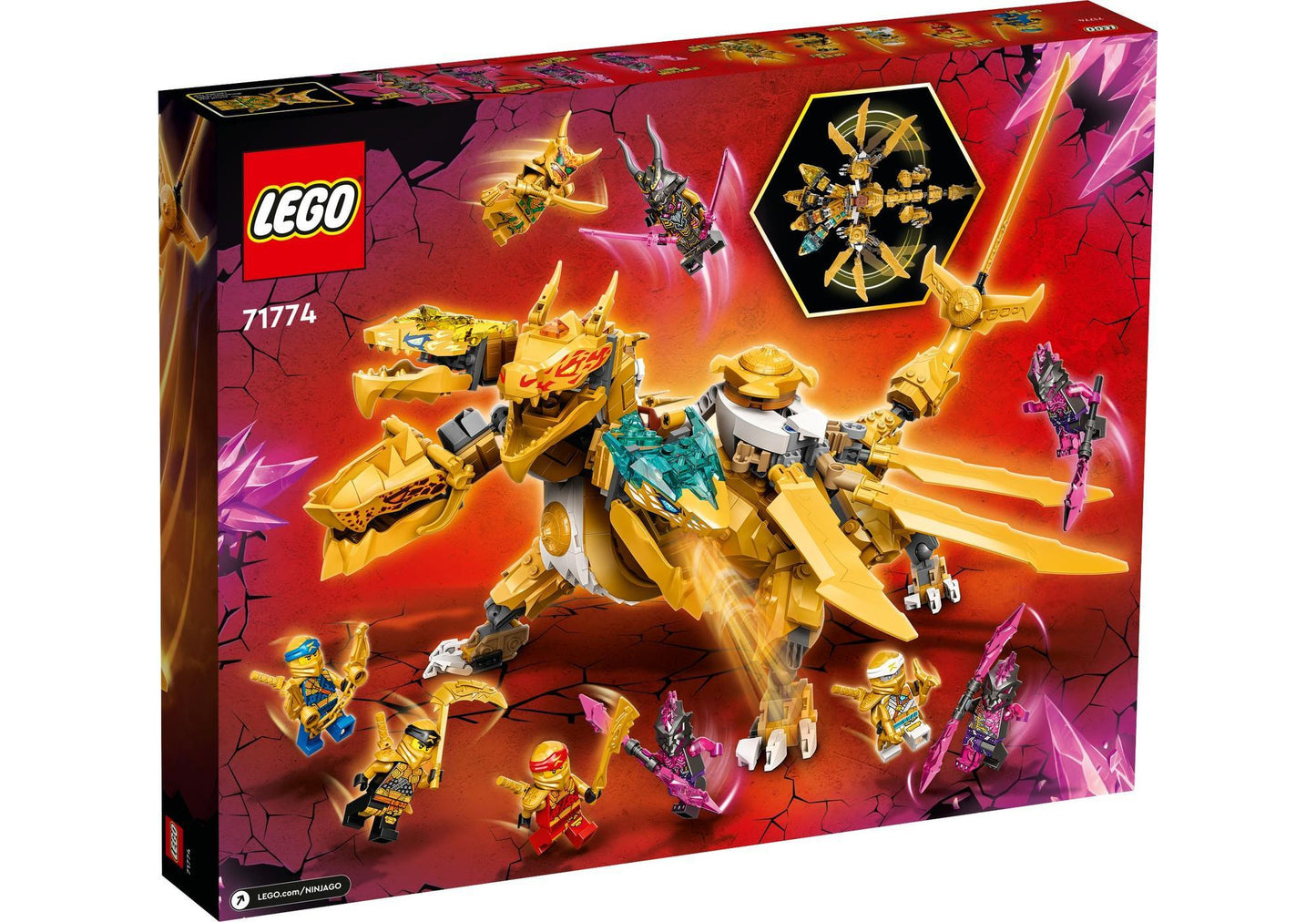 Lego 71774 Ninjago: Lloyds Ultragolddrache - plegobil