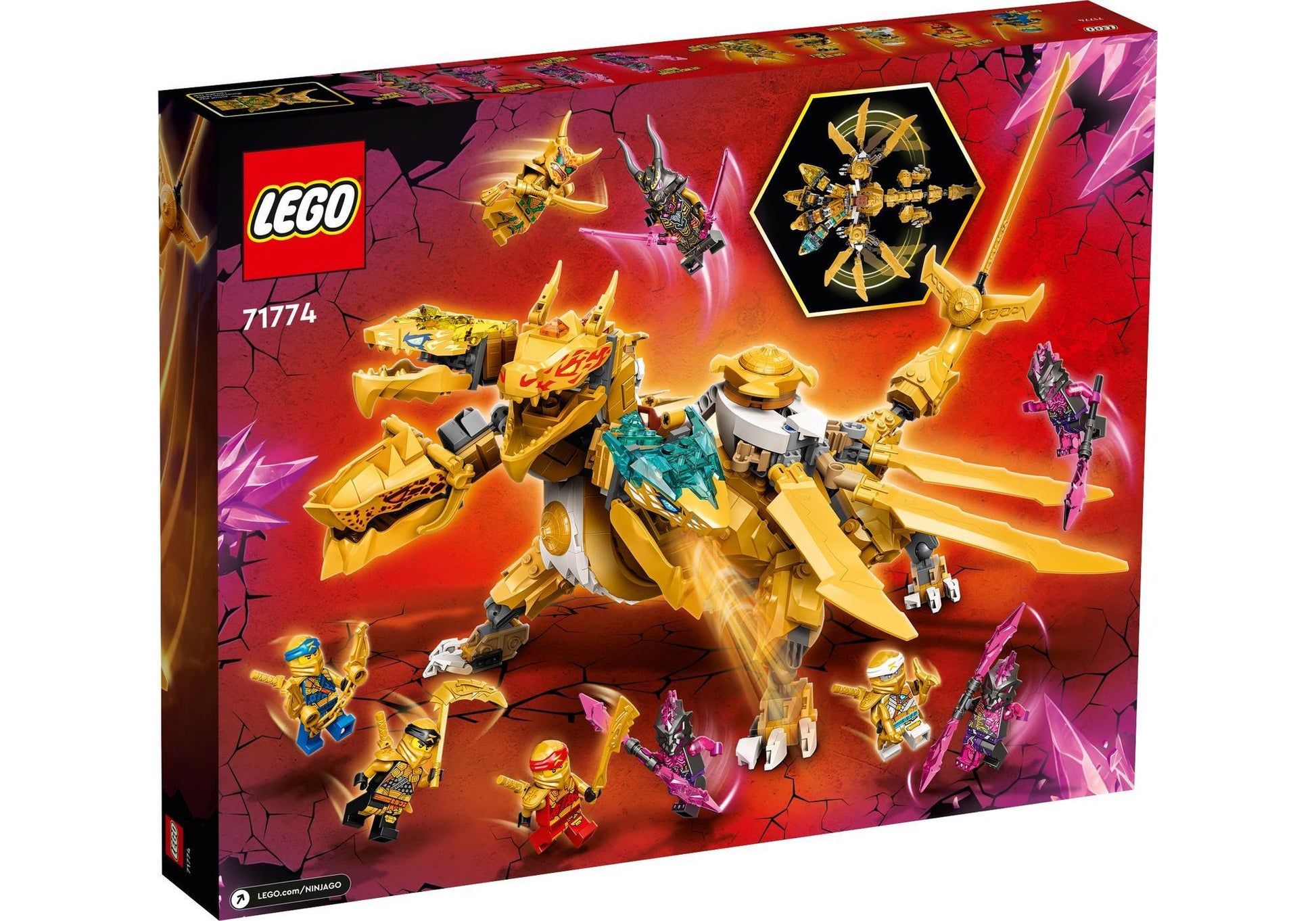 Lego 71774 Ninjago: Lloyds Ultragolddrache - plegobil