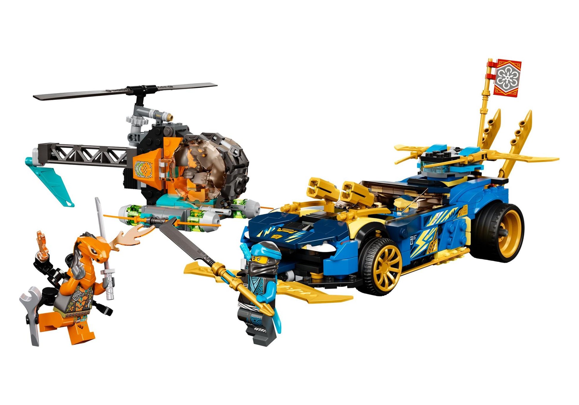 Lego 71776 Ninjago: Jays und Nyas Rennwagen EVO - plegobil