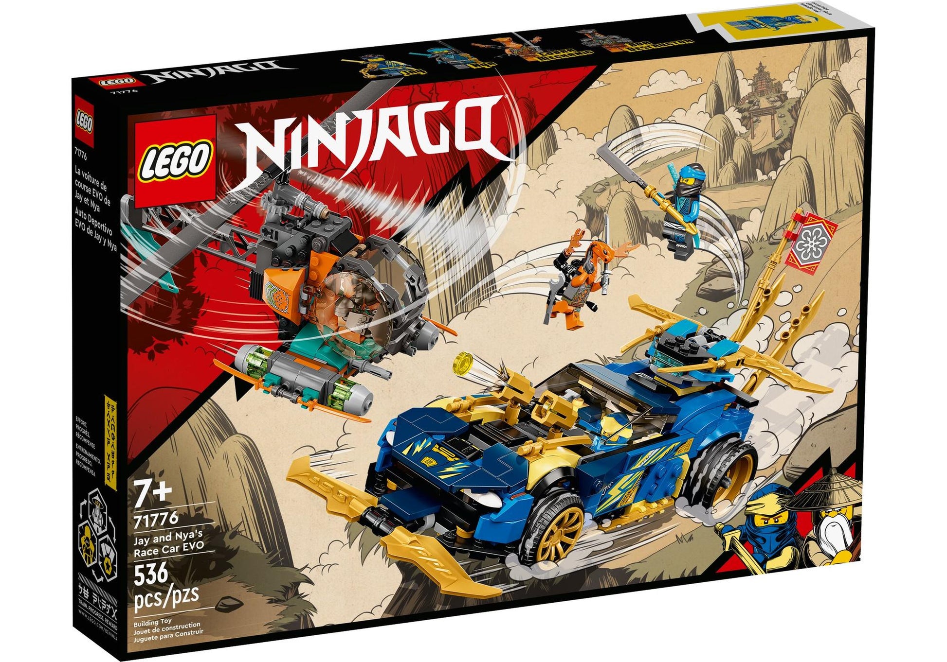 Lego 71776 Ninjago: Jays und Nyas Rennwagen EVO - plegobil