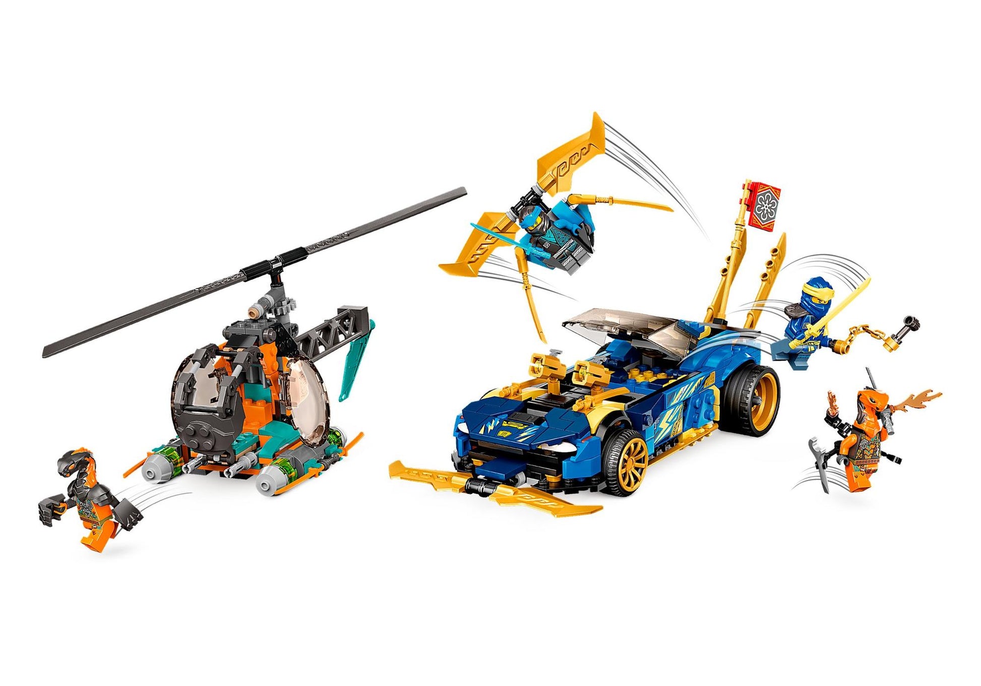 Lego 71776 Ninjago: Jays und Nyas Rennwagen EVO - plegobil