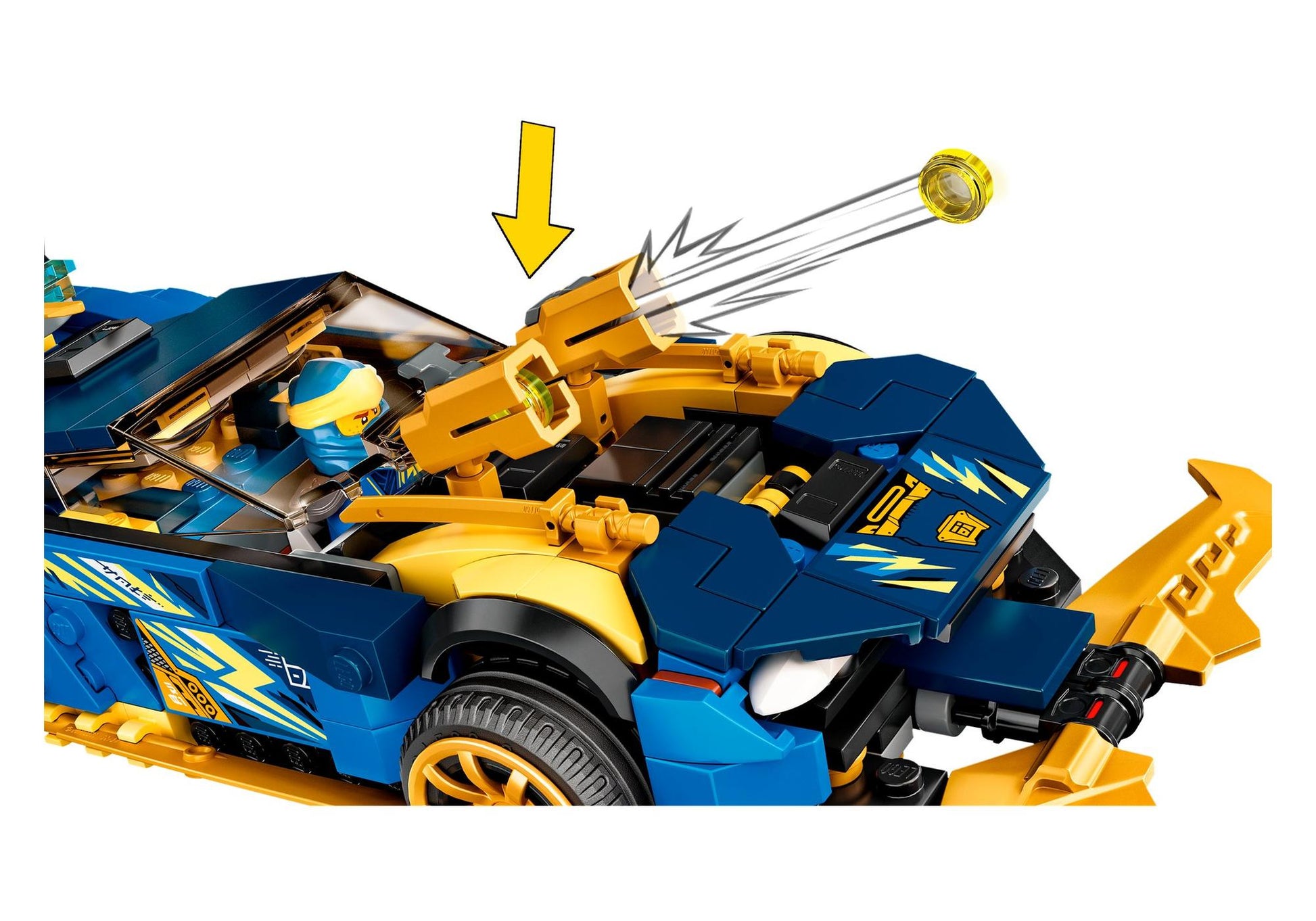 Lego 71776 Ninjago: Jays und Nyas Rennwagen EVO - plegobil