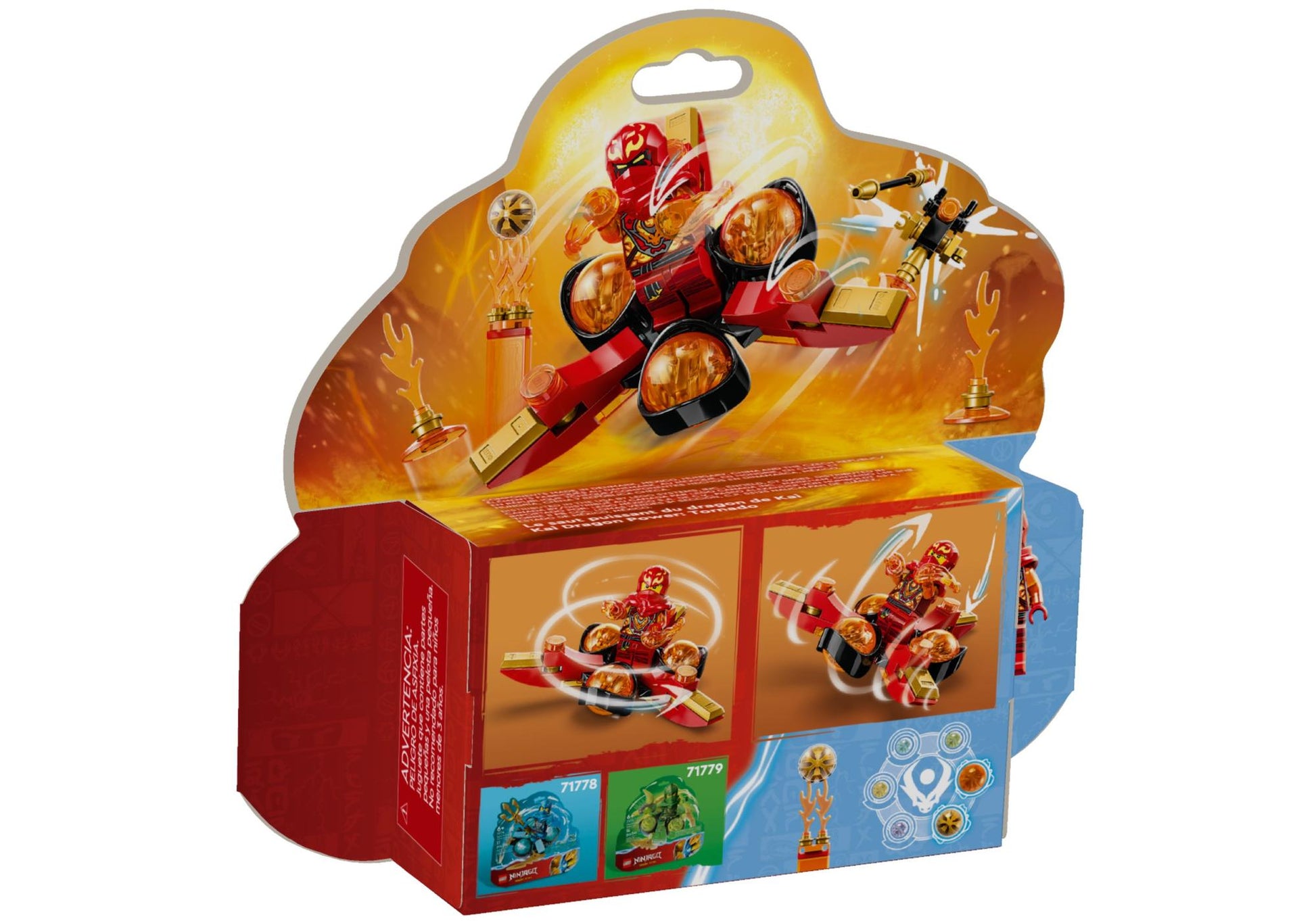 Lego 71777 Ninjago: Kais Drachenpower-Spinjitzu-Flip - plegobil