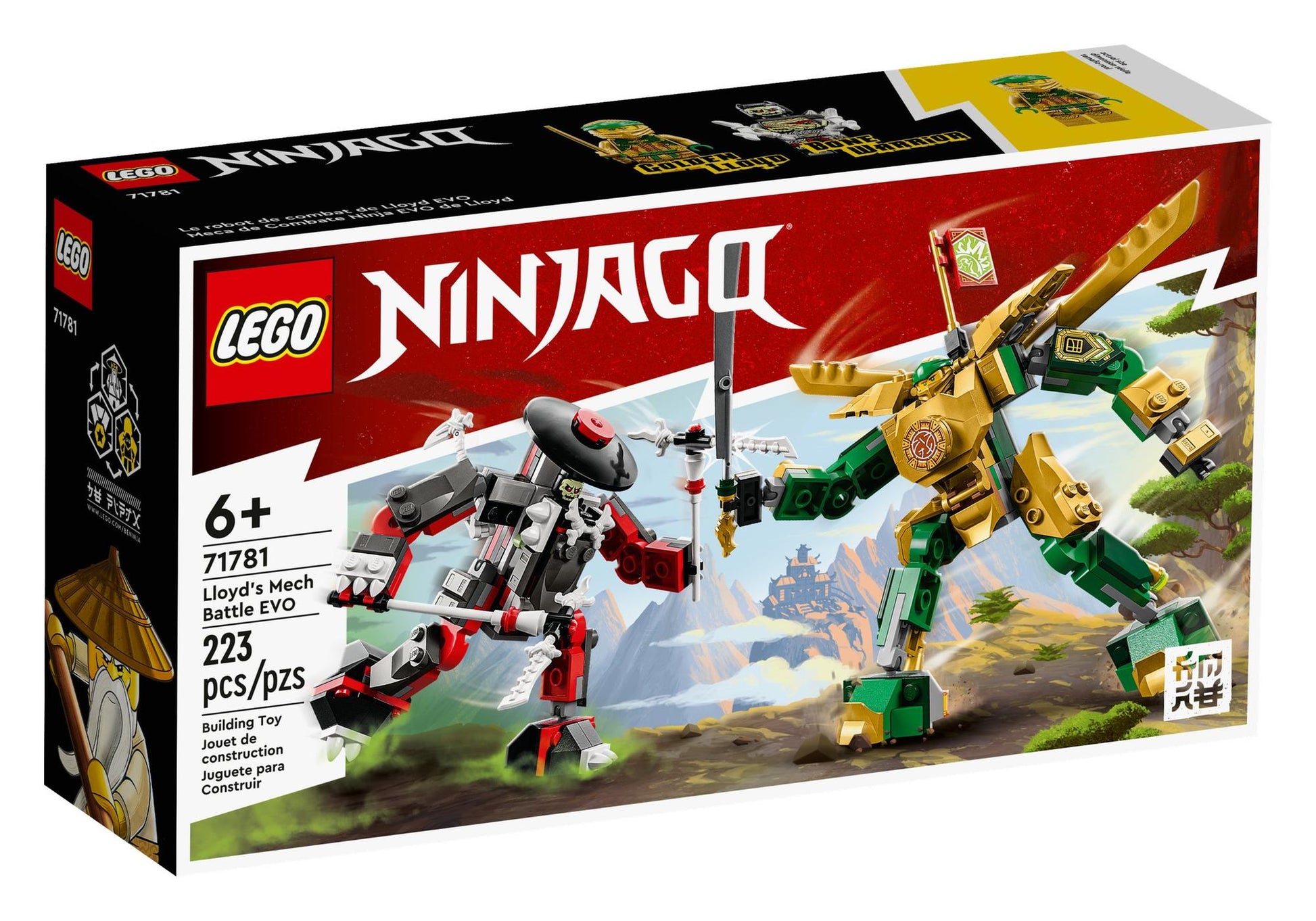 Lego 71781 Ninjago: Lloyds Mech-Duell EVO - plegobil