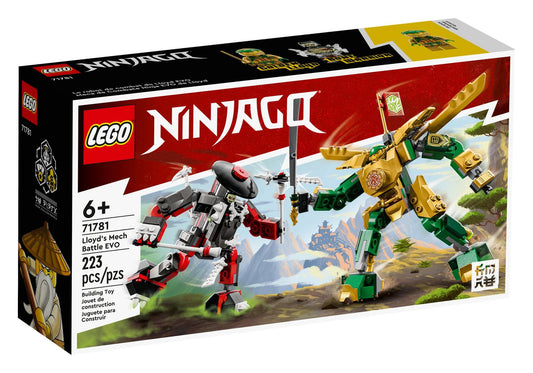Lego 71781 Ninjago: Lloyds Mech-Duell EVO - plegobil
