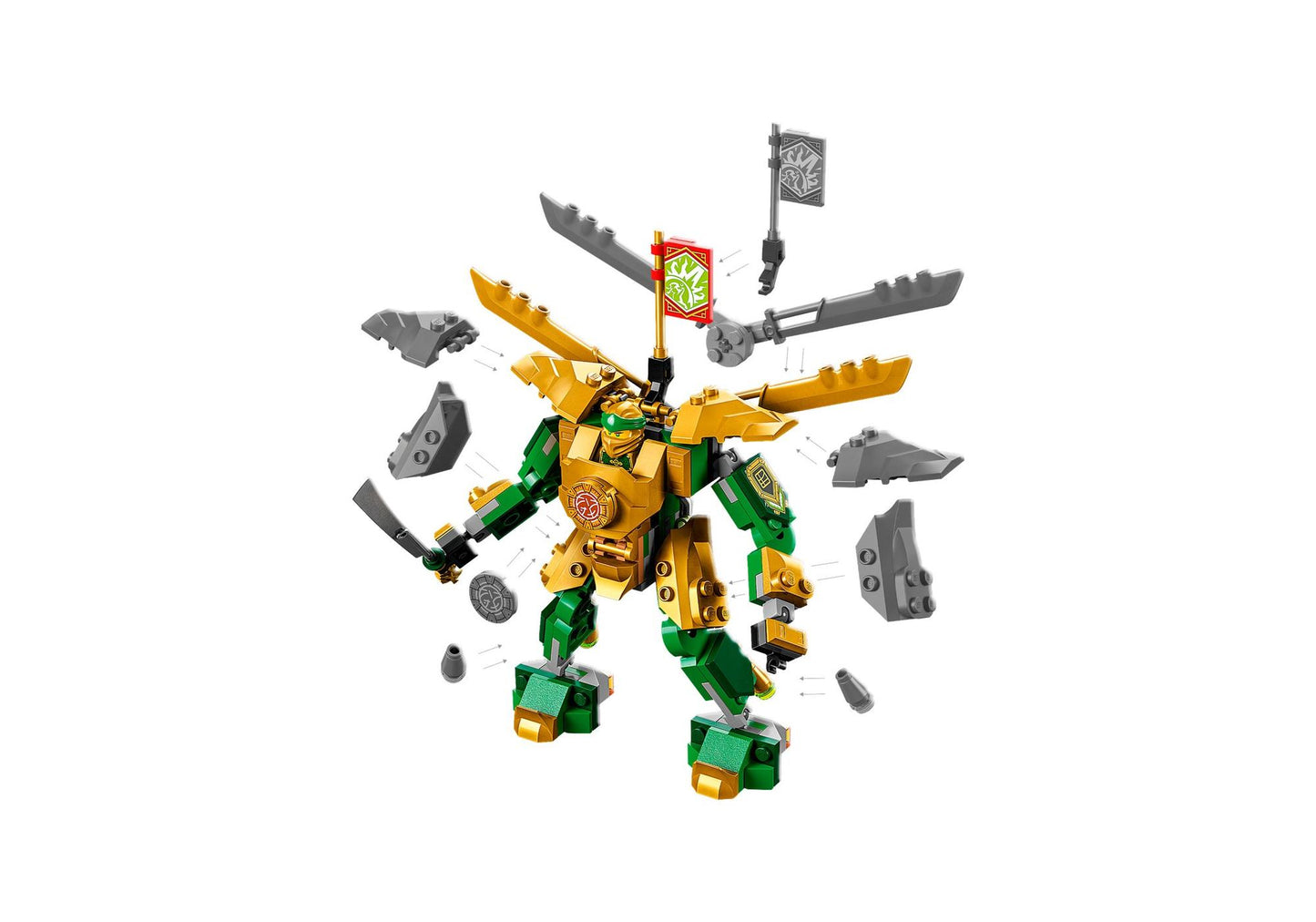 Lego 71781 Ninjago: Lloyds Mech-Duell EVO - plegobil