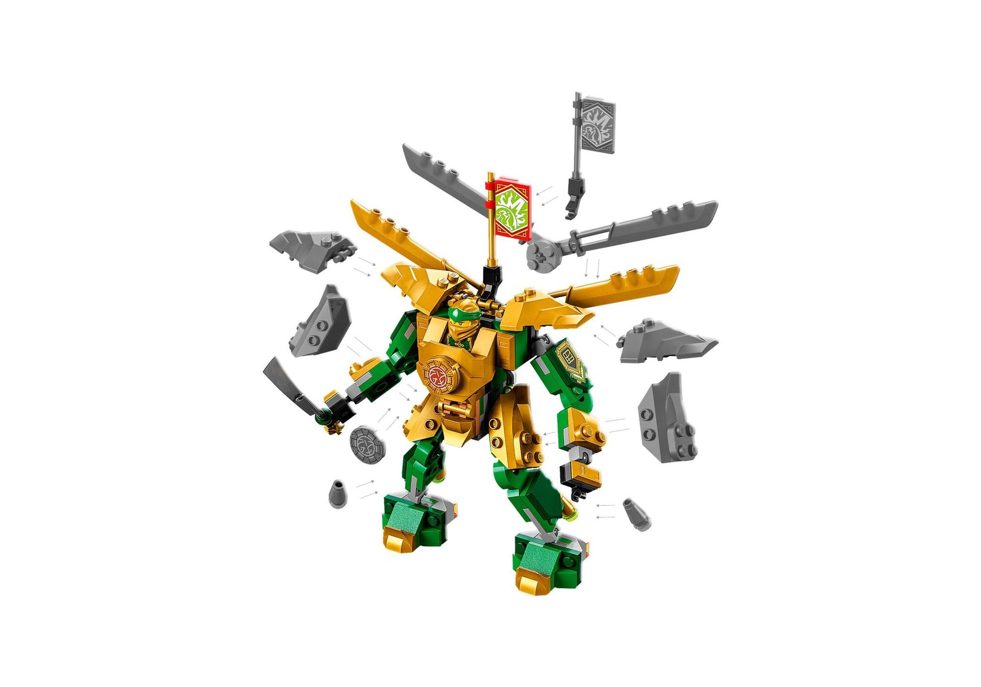 Lego 71781 Ninjago: Lloyds Mech-Duell EVO - plegobil