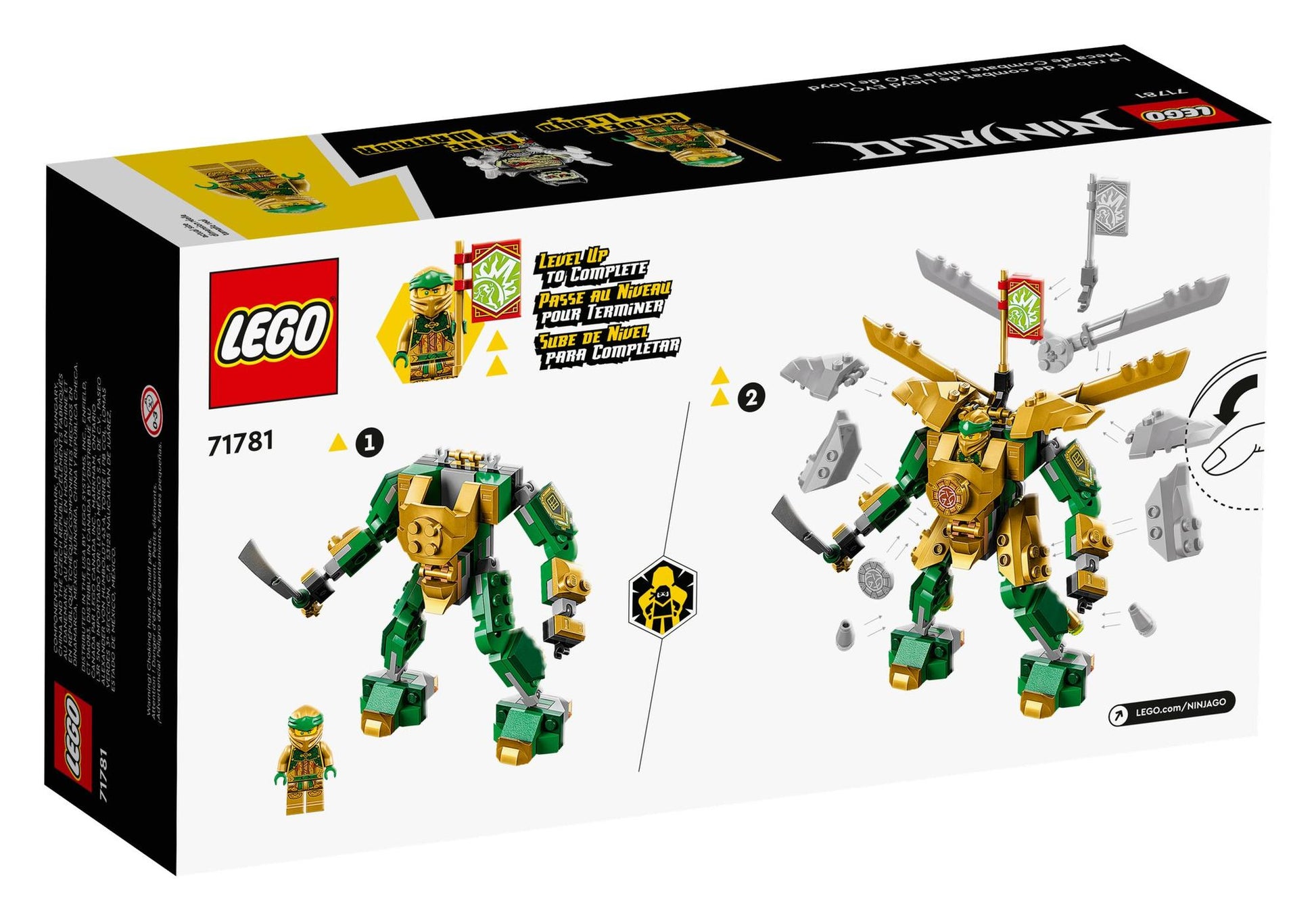 Lego 71781 Ninjago: Lloyds Mech-Duell EVO - plegobil