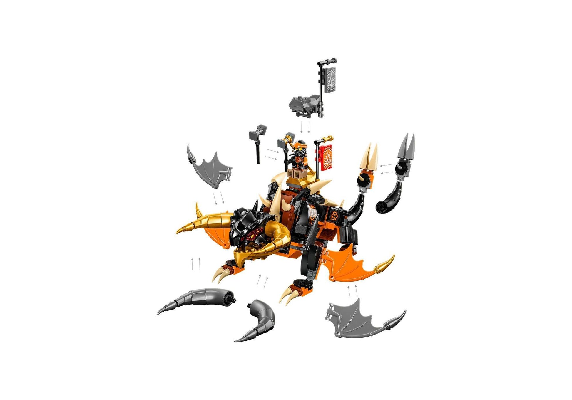 Lego 71782 Ninjago: Coles Erddrache EVO - plegobil