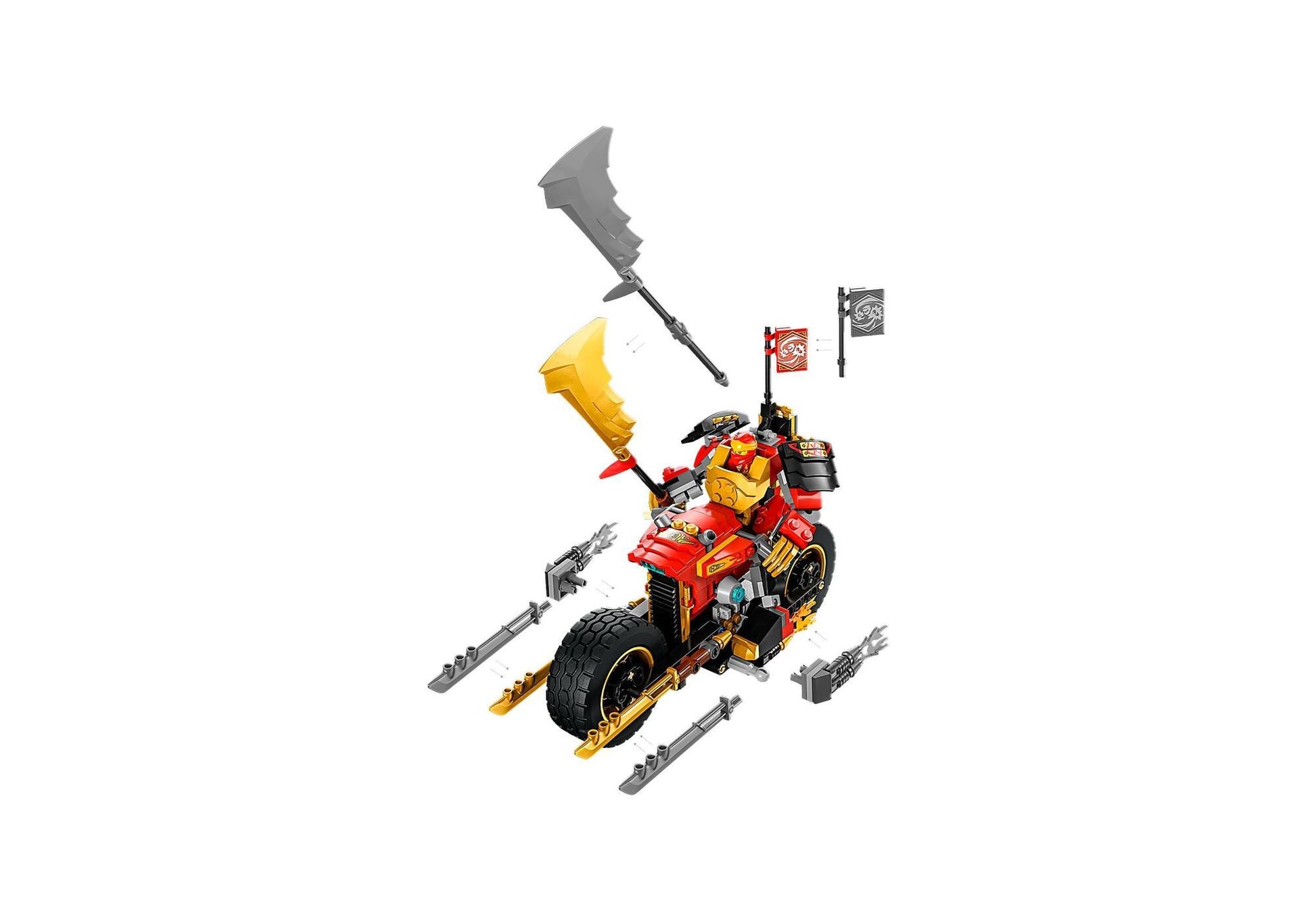 Lego 71783 Ninjago: Kais Mech-Bike EVO - plegobil