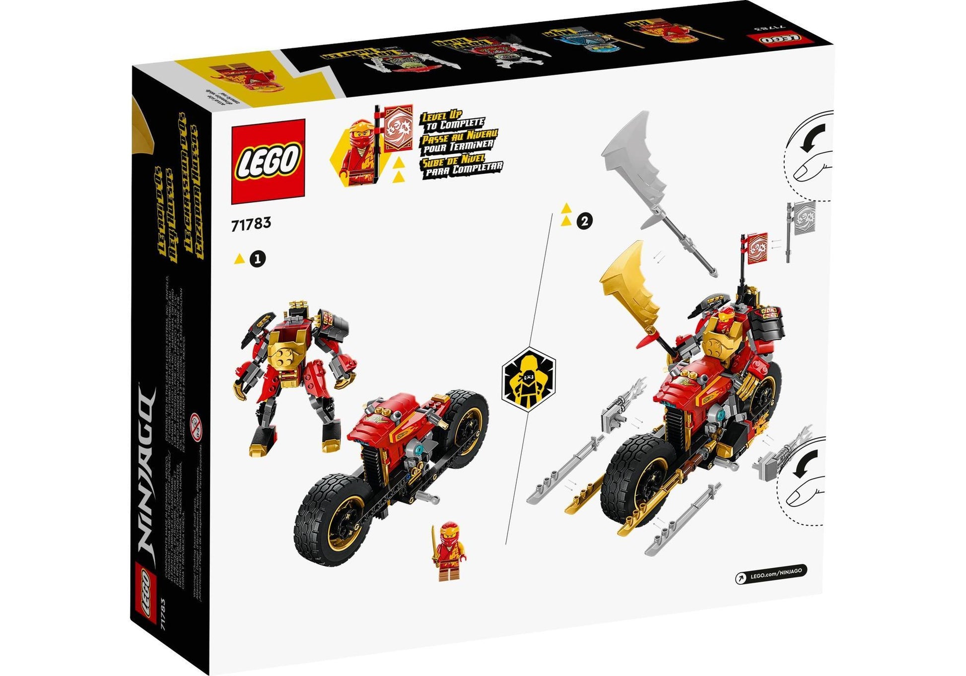 Lego 71783 Ninjago: Kais Mech-Bike EVO - plegobil