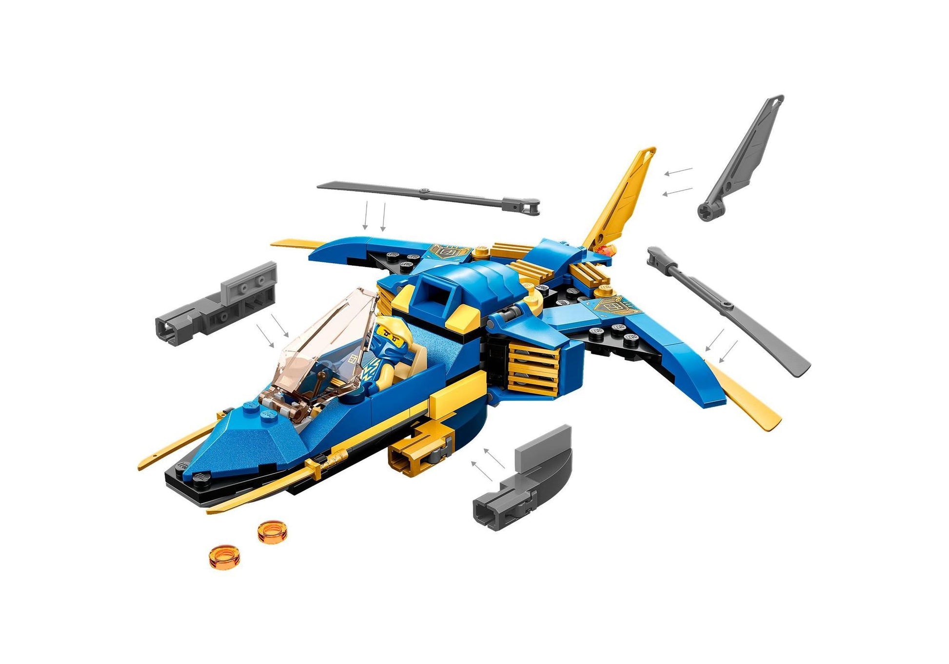 Lego 71784 Ninjago: Jays Donner-Jet EVO - plegobil