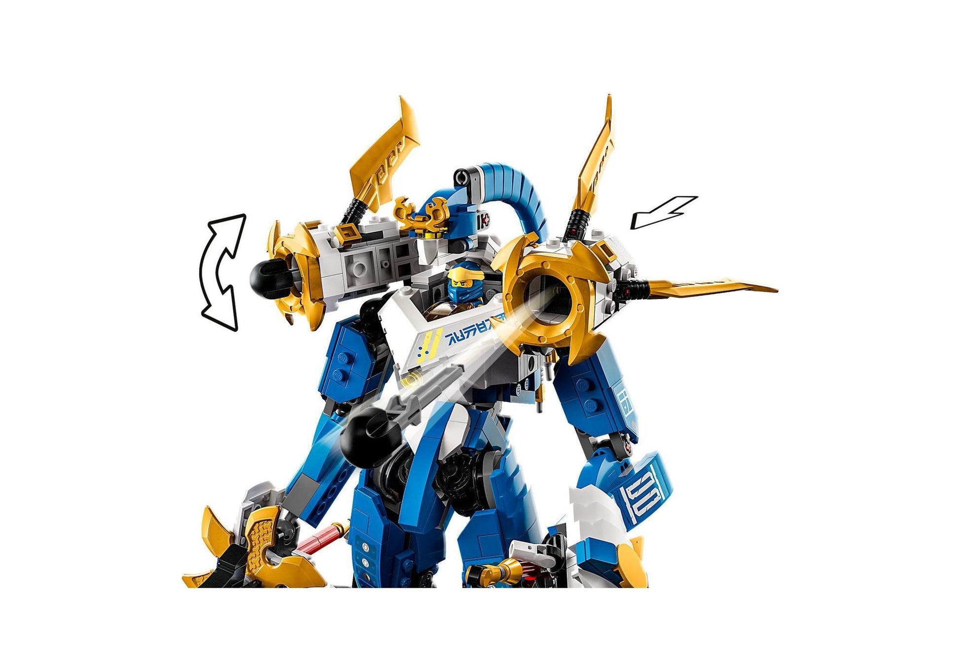 Lego 71785 Ninjago: Jays Titan-Mech - plegobil